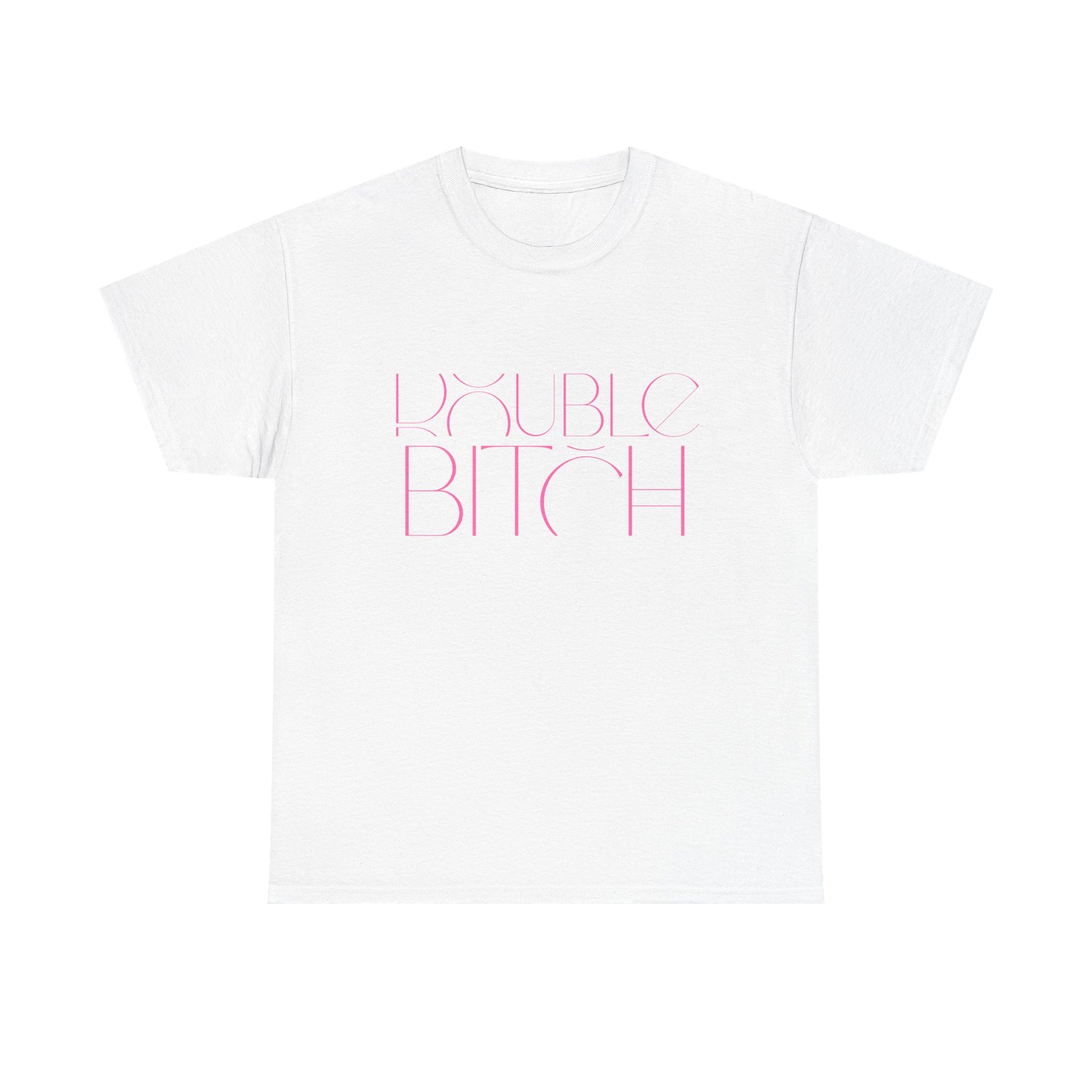 Unisex Heavy Cotton Tee - Creative Tshirt - Double bitch