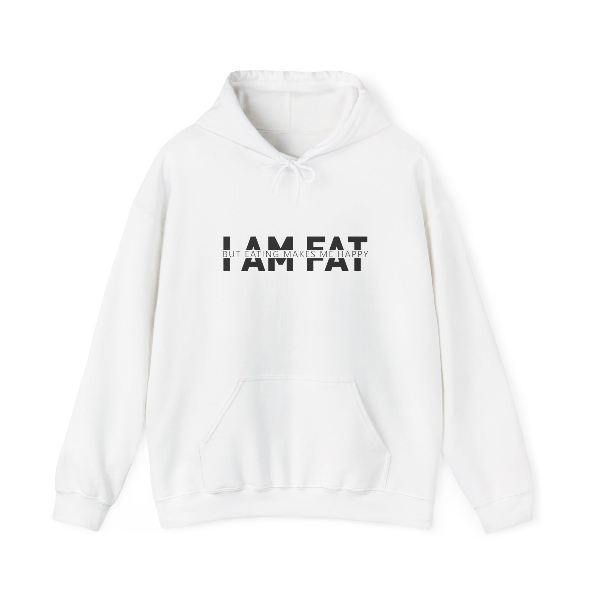 Unisex Heavy Blend™ Hooded Sweatshirt - i am fat but eating makes me happy