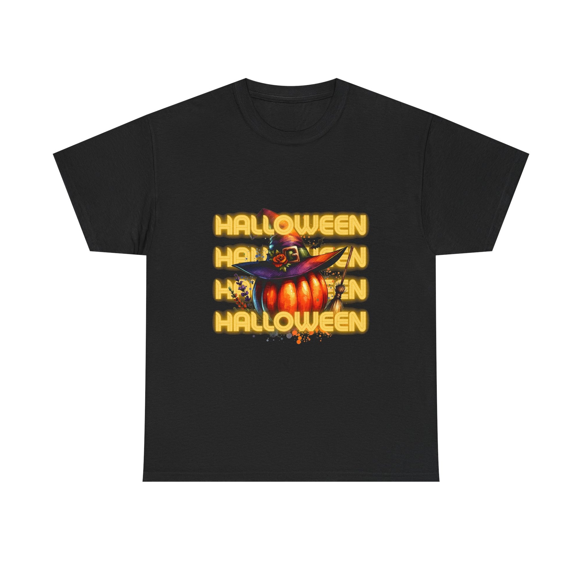Halloween Unisex Heavy Cotton Tee - Pumkin Halloween