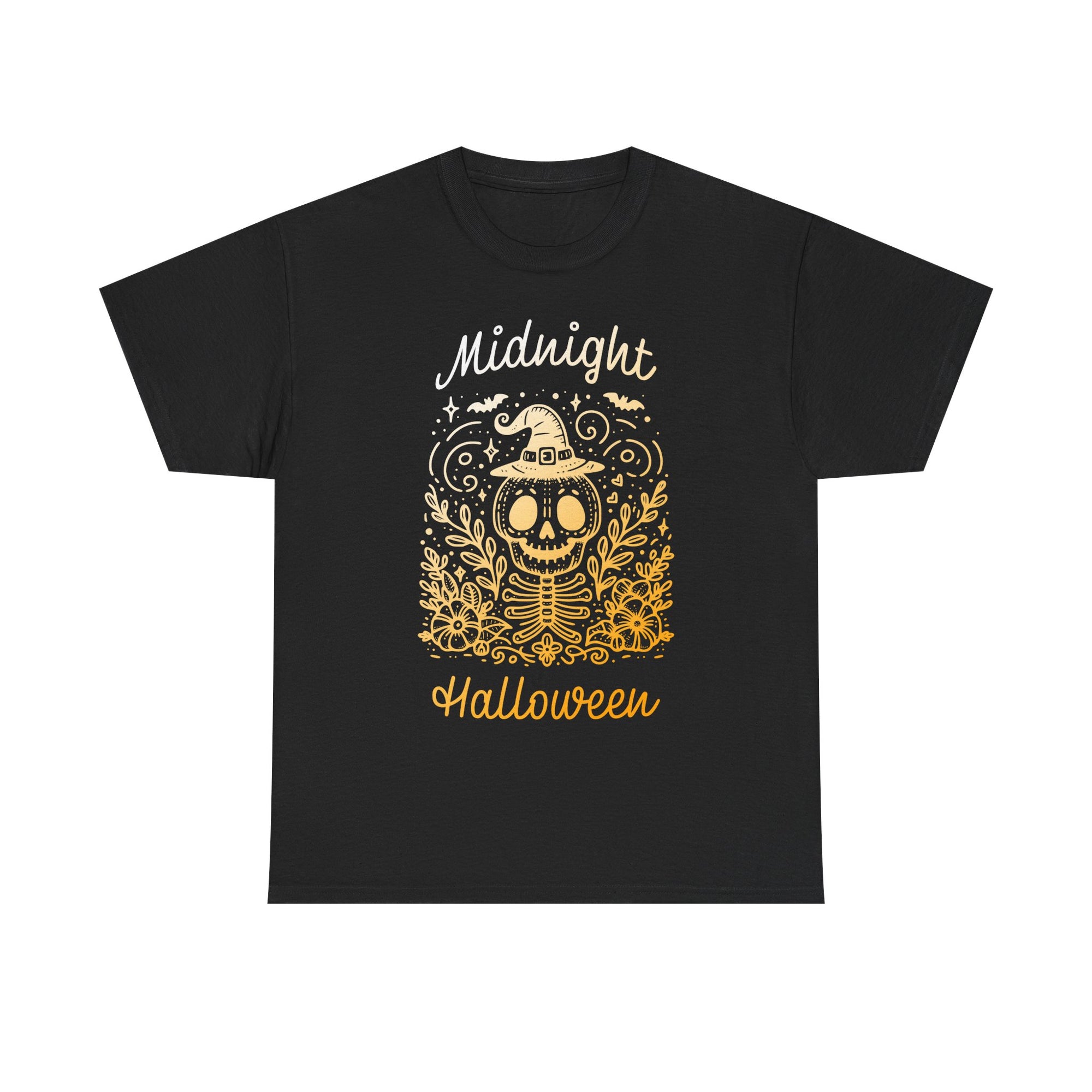 Halloween Unisex Heavy Cotton Tee - Midnight Halloween
