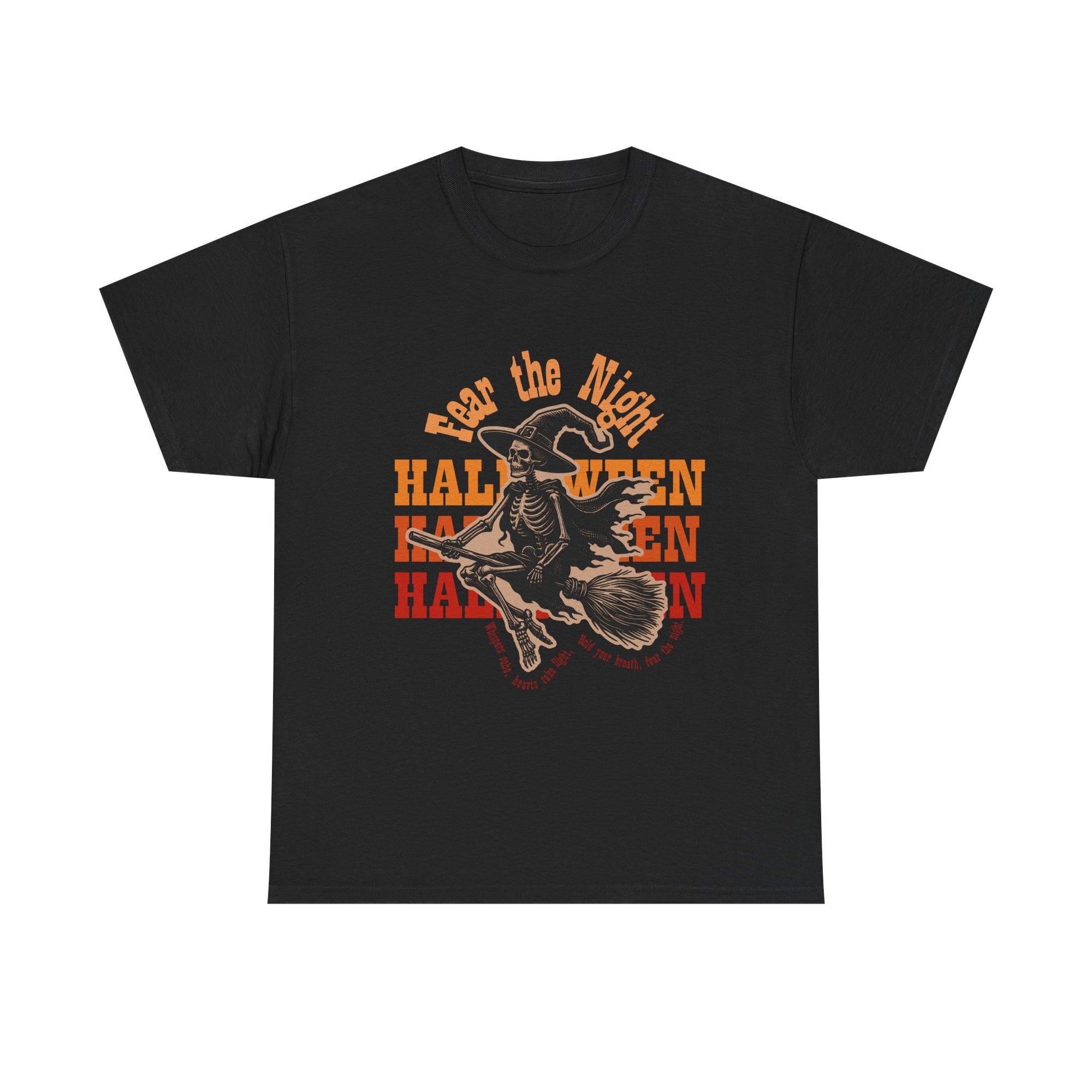 Halloween Unisex Heavy Cotton Tee - Fear the night