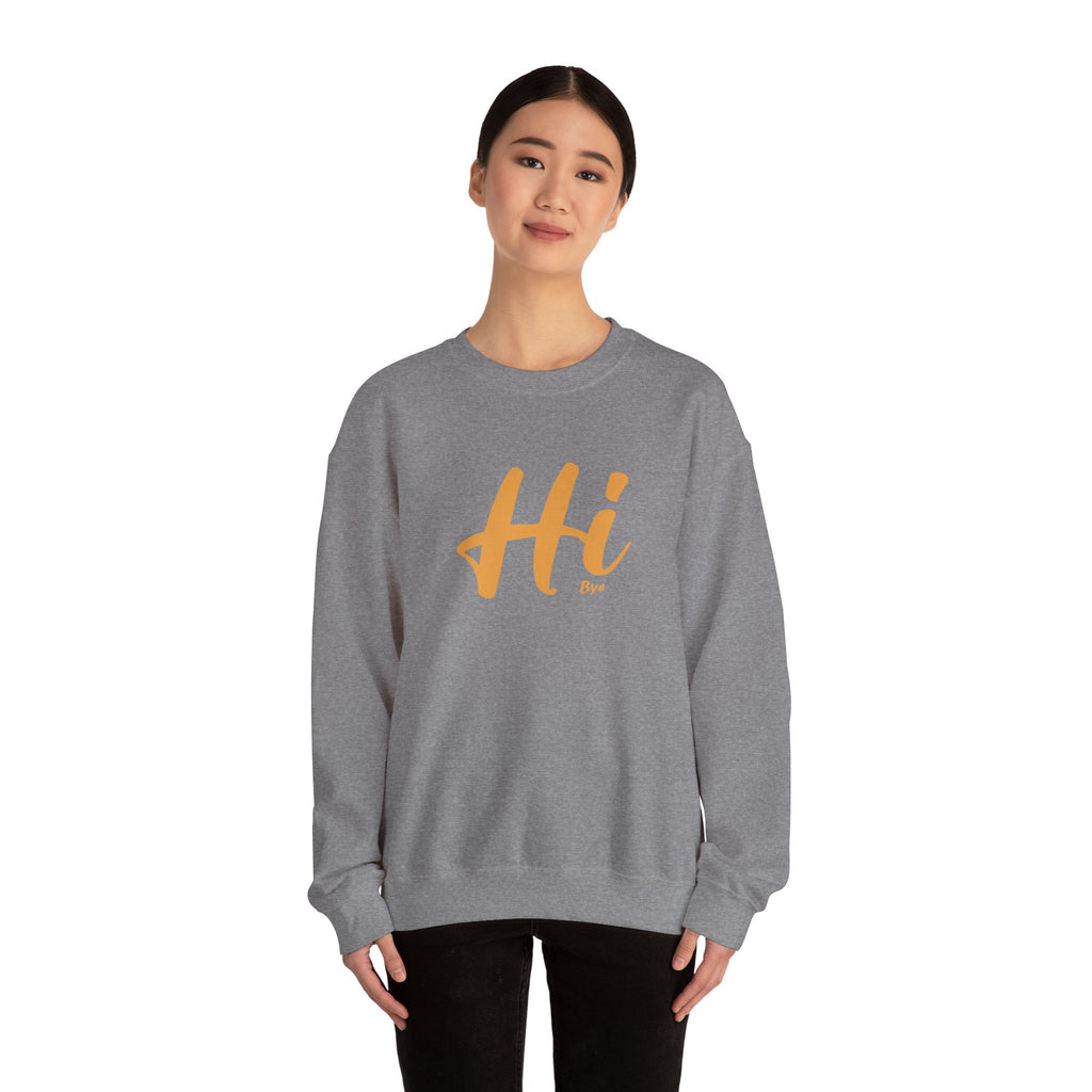 Unisex Heavy Blend™ Crewneck Sweatshirt - hi bye