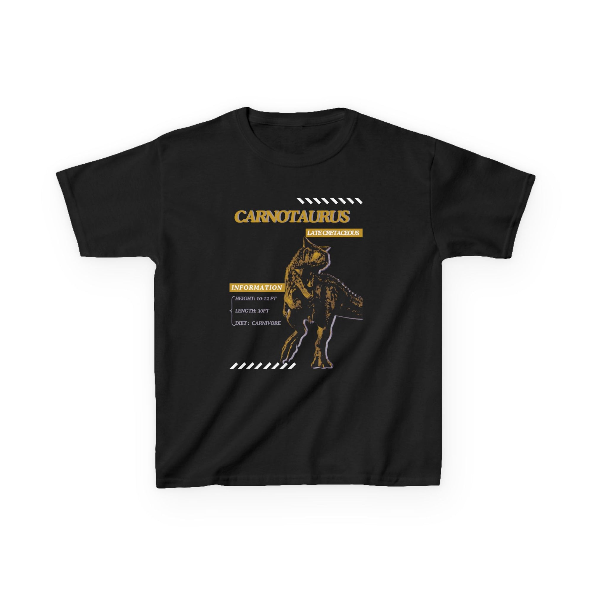 Kid Unisex Heavy Cotton Tee - Jurassic - Carnotaurus