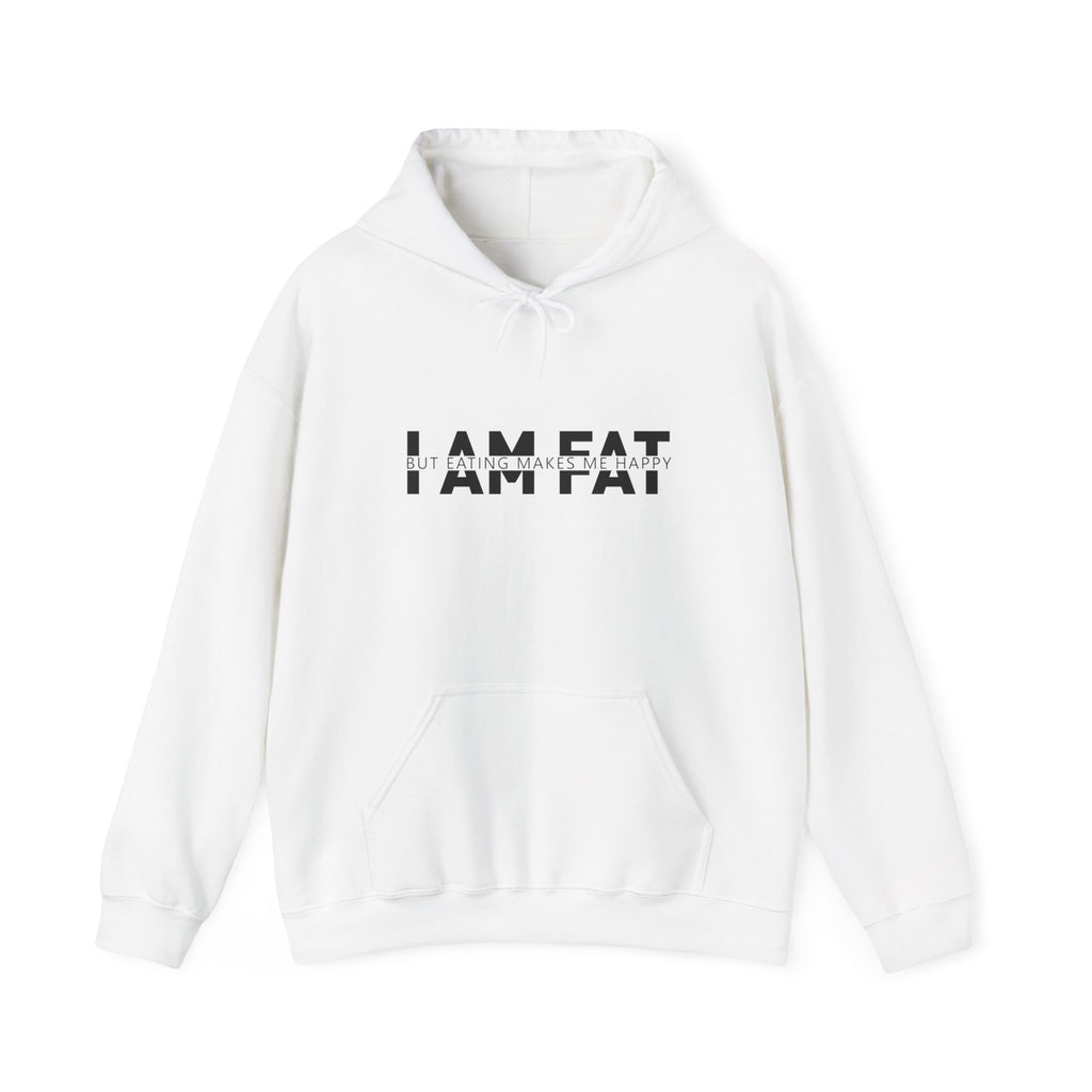 Unisex Heavy Blend™ Hooded Sweatshirt - i am fat but eating makes me happy