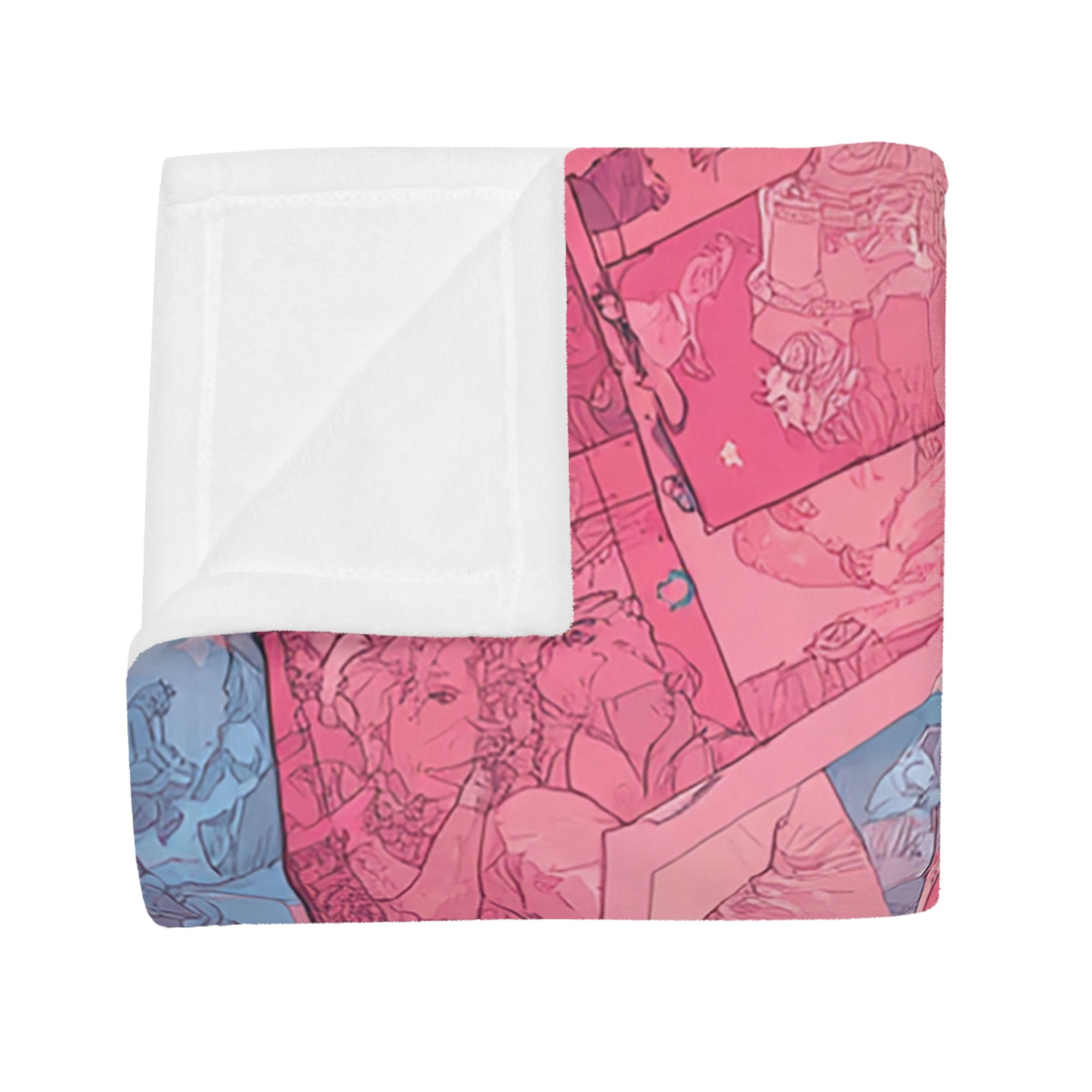 Cool Cat Fleece Blanket - Cozy Cat Lover Gift, Cat-Themed Home Decor, Stylish Pet Blankets, Quirky Gift for Cat Owners - Gcat - 0008