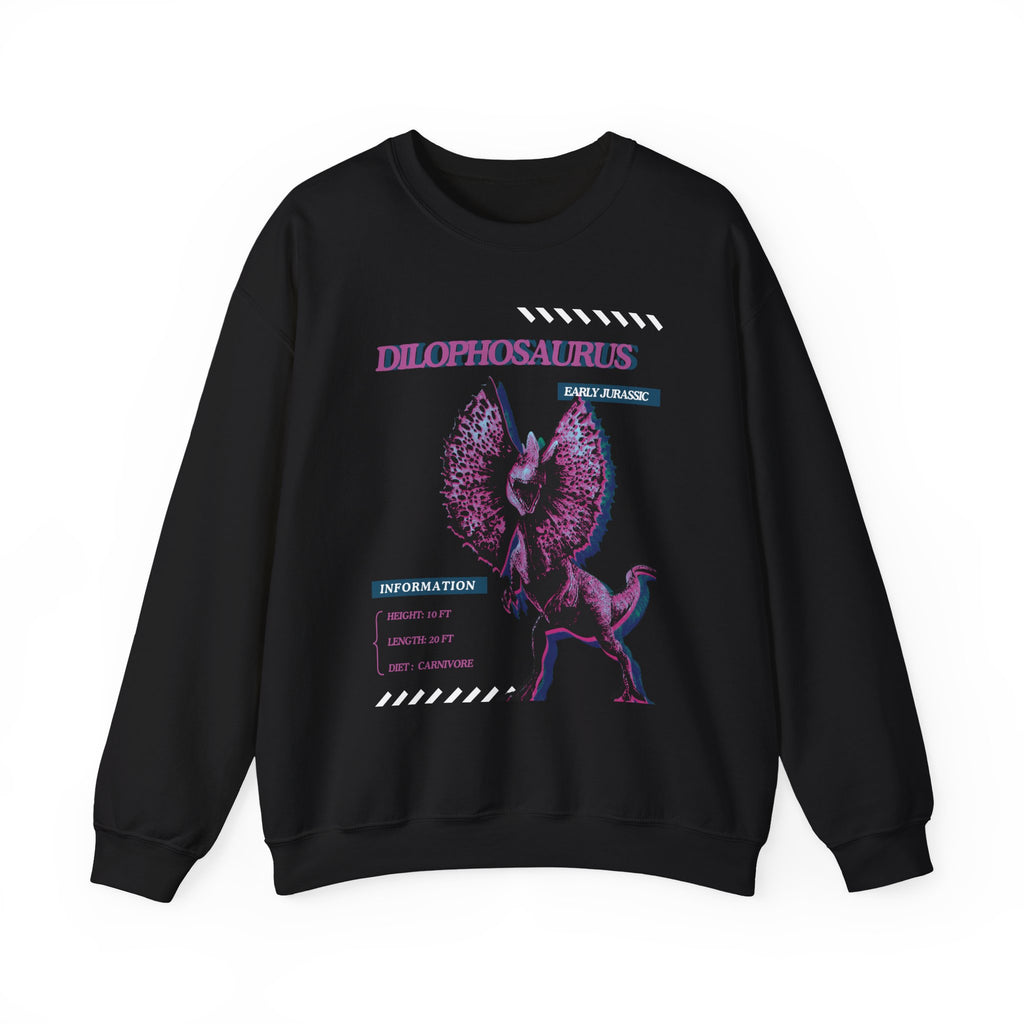 Unisex Heavy Blend™ Crewneck Sweatshirt - Jurassic - dilophosaurus