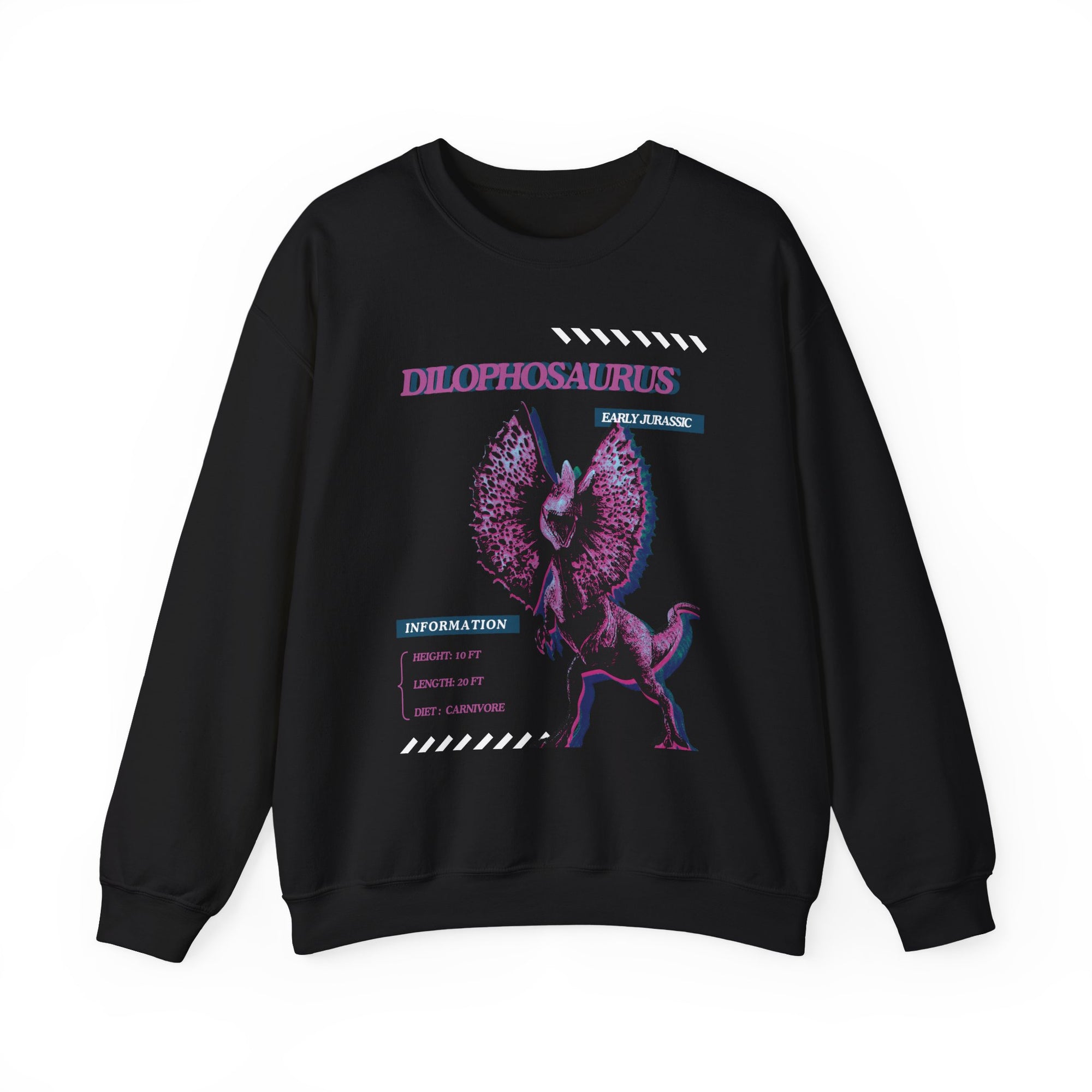 Unisex Heavy Blend™ Crewneck Sweatshirt - Jurassic - dilophosaurus