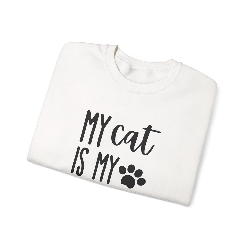 Unisex Heavy Blend™ Crewneck Sweatshirt - my cat is my life