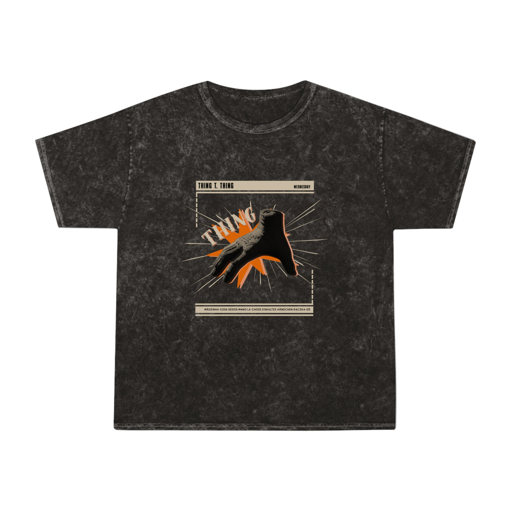 Unisex Mineral Wash Tee - Vintage Style T-Shirt - Wednesday - Thing.T.Thing