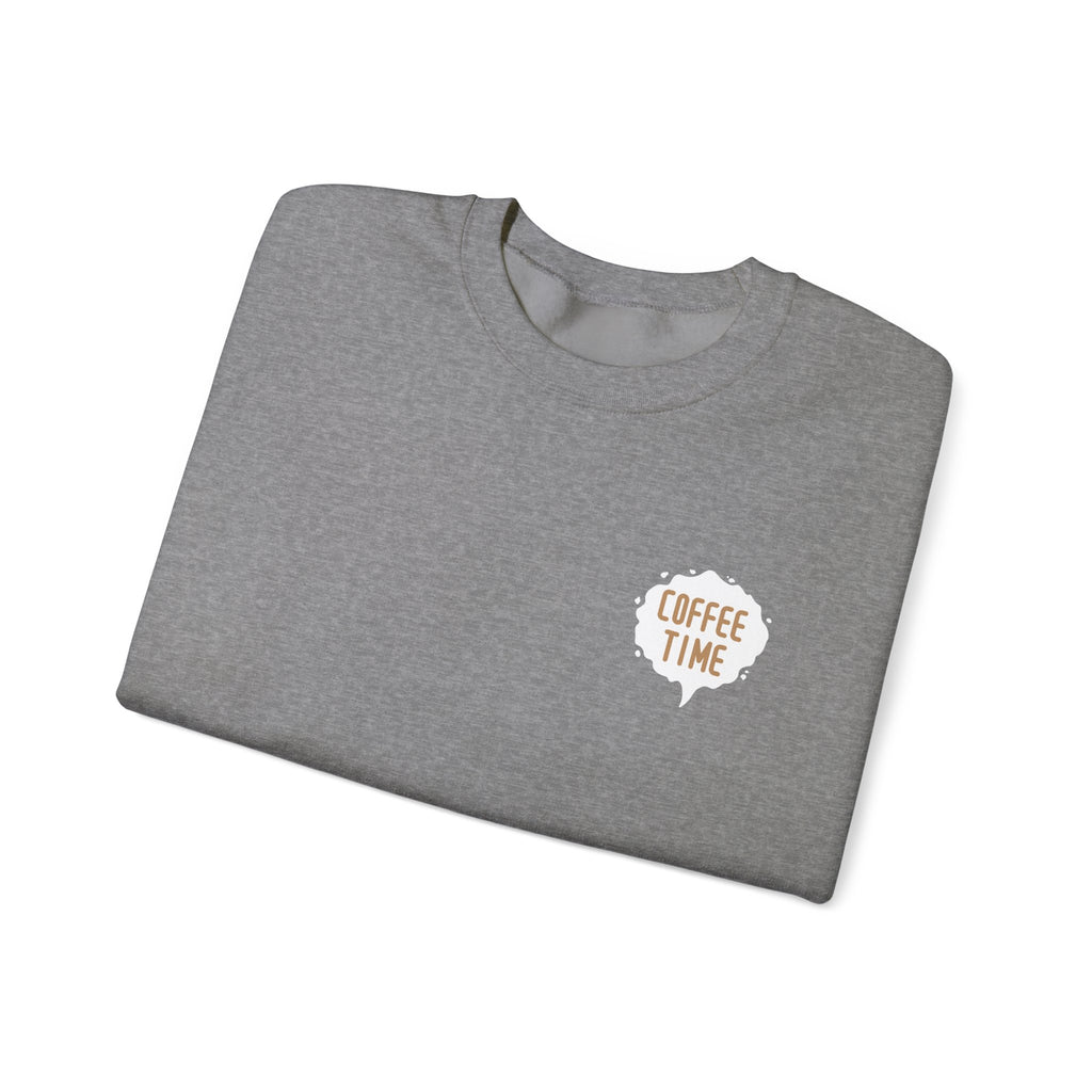 Unisex Heavy Blend™ Crewneck Sweatshirt - Creative - coffee time