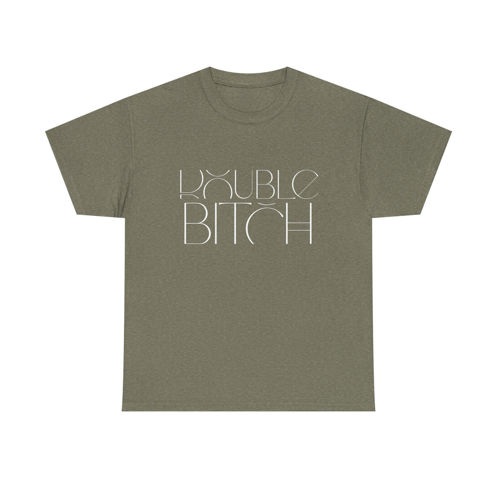 Unisex Heavy Cotton Tee - Creative Tshirt - Double bitch