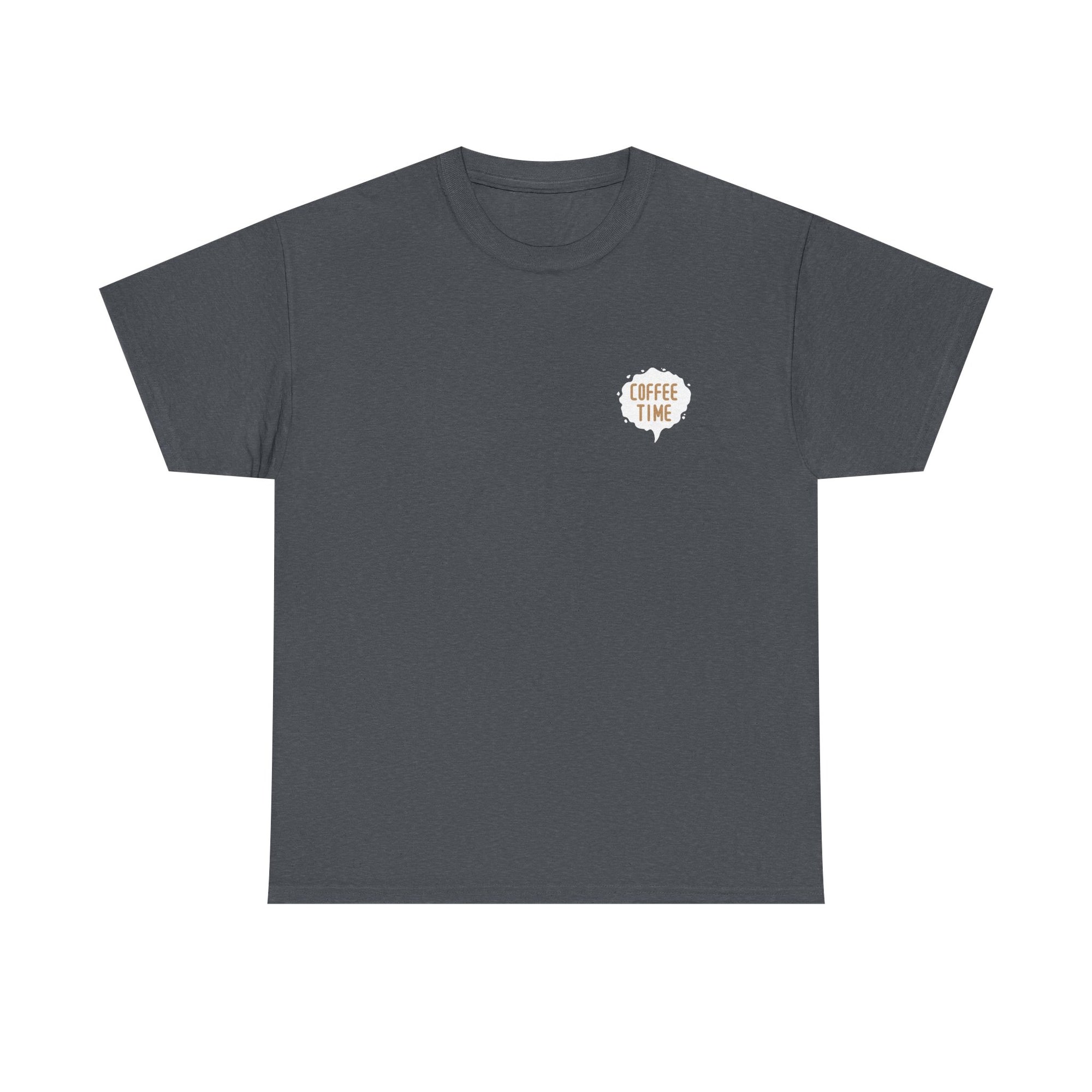 Unisex Heavy Cotton Tee - Creative Tshirt - Coffee time