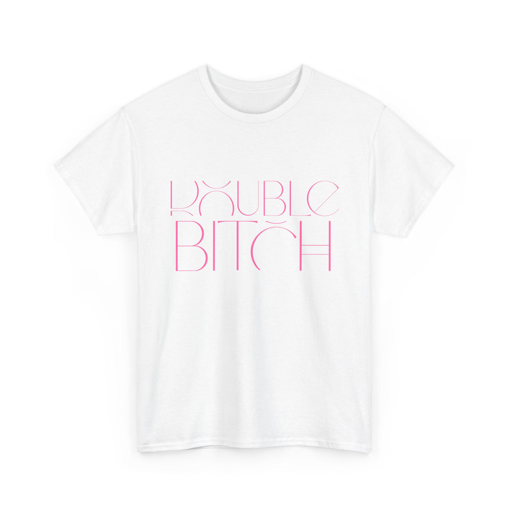 Unisex Heavy Cotton Tee - Creative Tshirt - Double bitch
