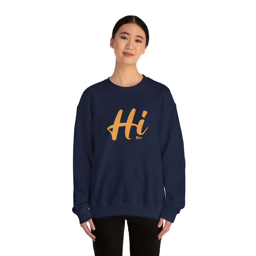 Unisex Heavy Blend™ Crewneck Sweatshirt - hi bye