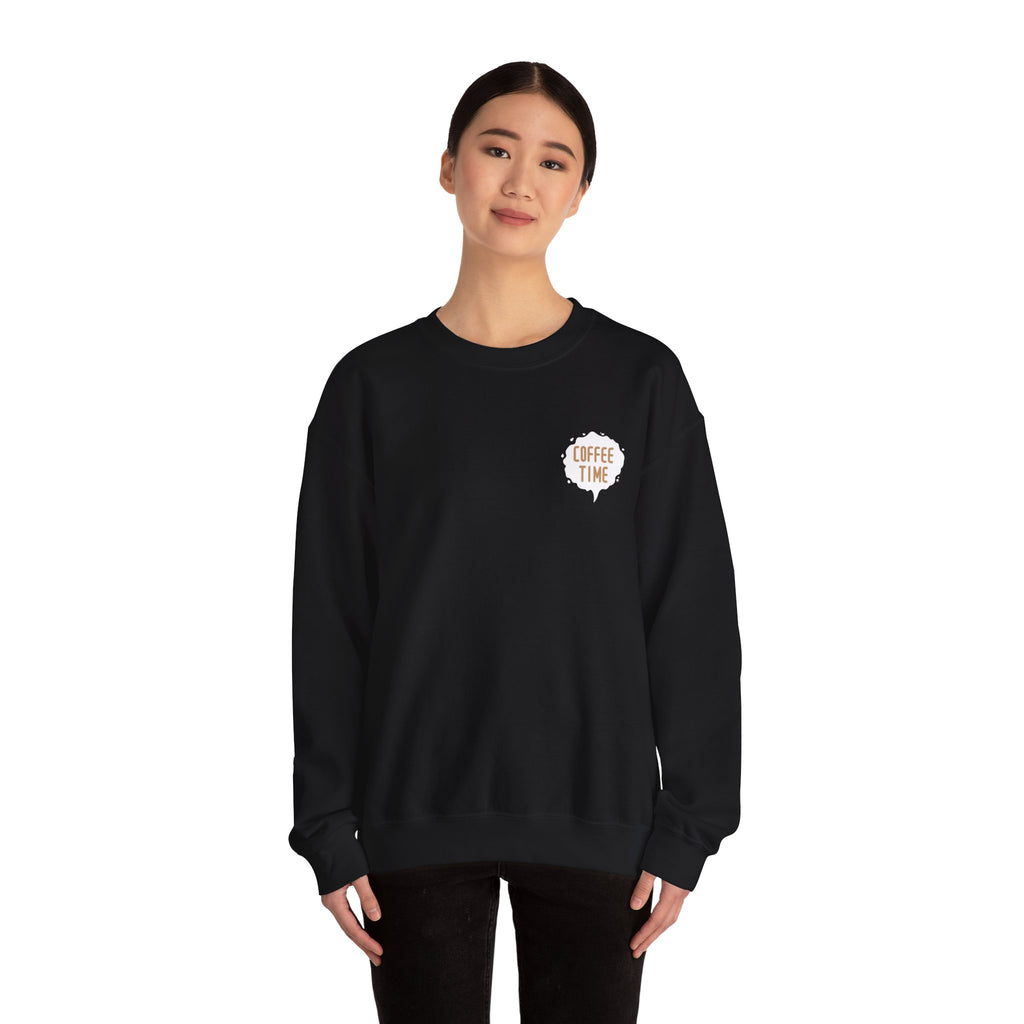 Unisex Heavy Blend™ Crewneck Sweatshirt - Creative - coffee time