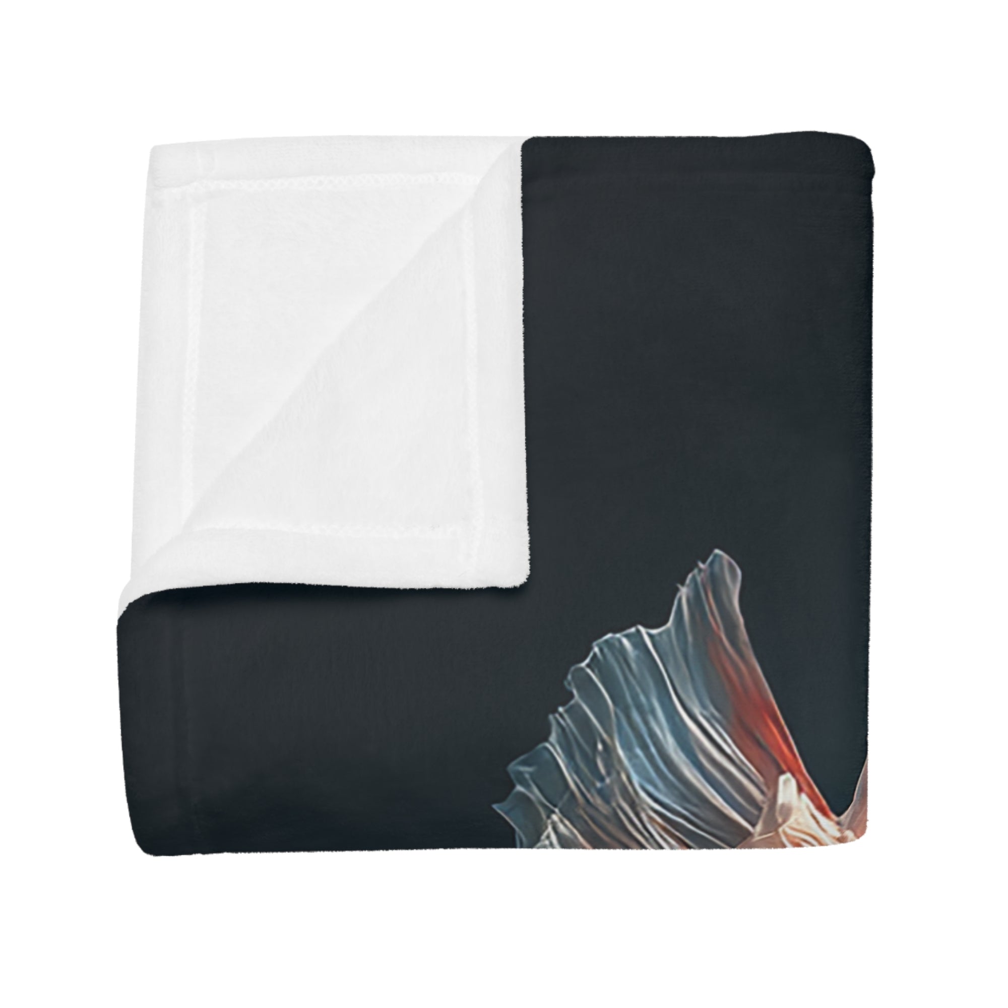 Betta Fish Fleece Blanket, Cozy Throw, Fish Lover Gift, Mellow Decor, Wildlife Lovers Blanket, Colorful Home Accent - 08