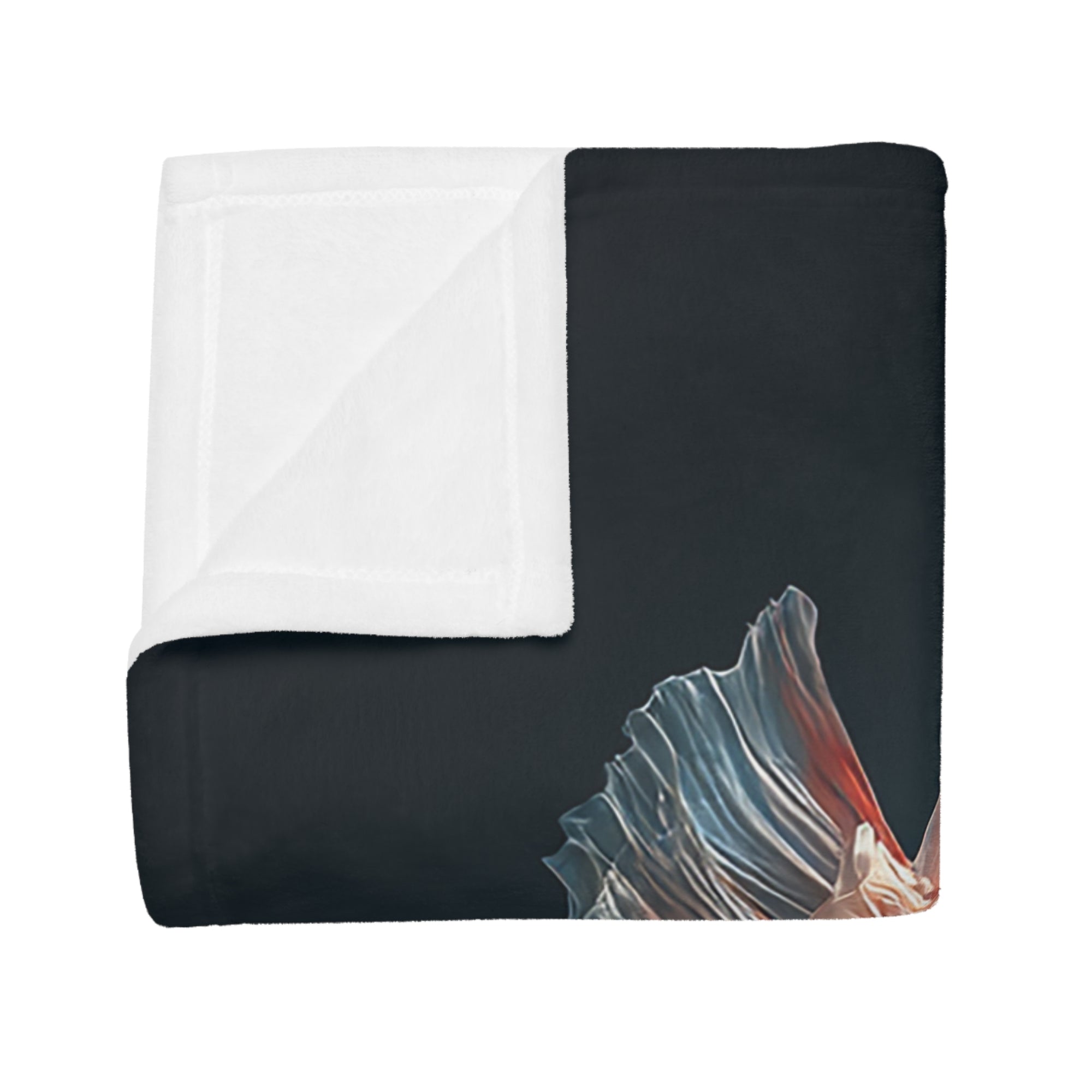 Betta Fish Fleece Blanket, Cozy Throw, Fish Lover Gift, Mellow Decor, Wildlife Lovers Blanket, Colorful Home Accent - 08