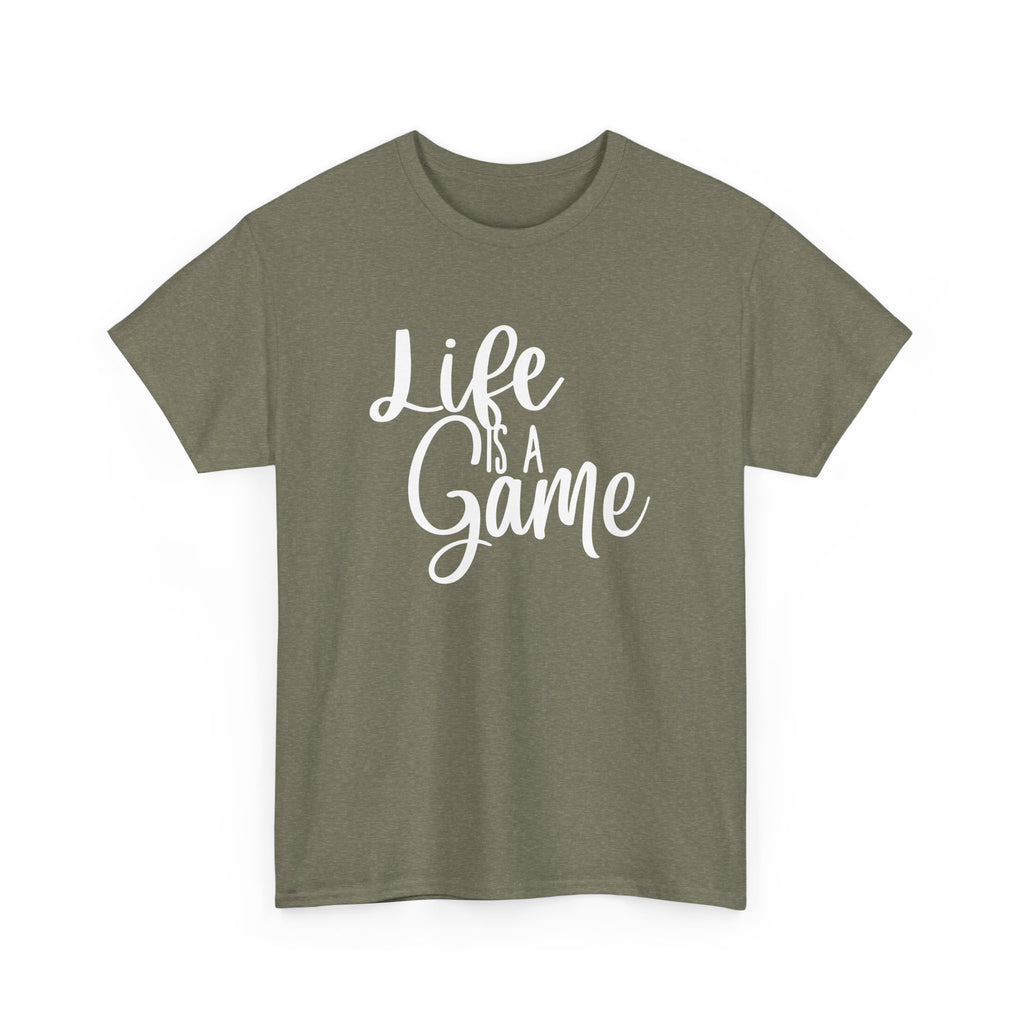 Unisex Heavy Cotton Tee - life is a game