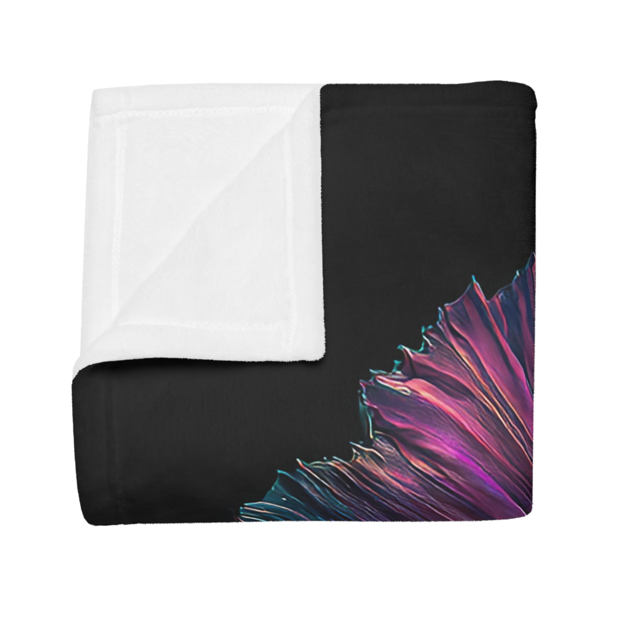 Betta Fish Fleece Blanket, Cozy Throw, Fish Lover Gift, Mellow Decor, Wildlife Lovers Blanket, Colorful Home Accent - 02