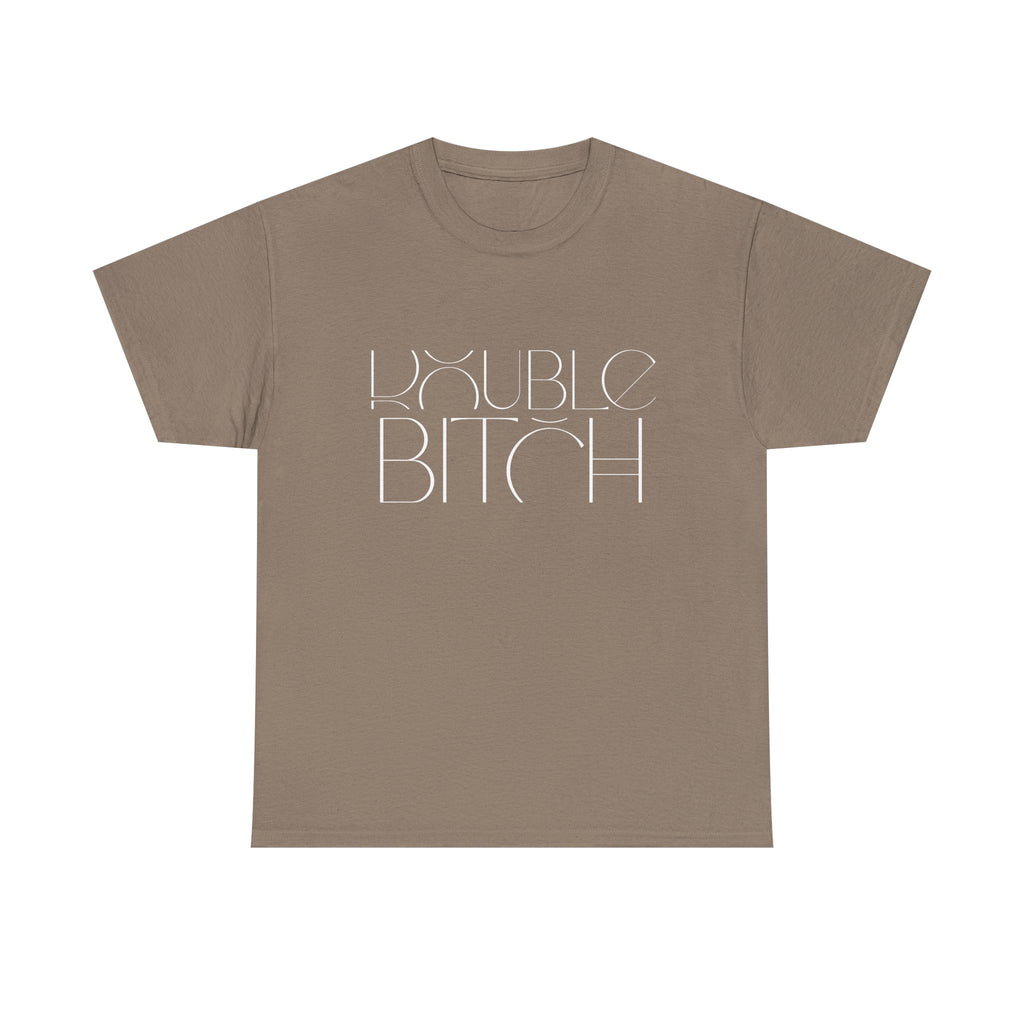 Unisex Heavy Cotton Tee - Creative Tshirt - Double bitch