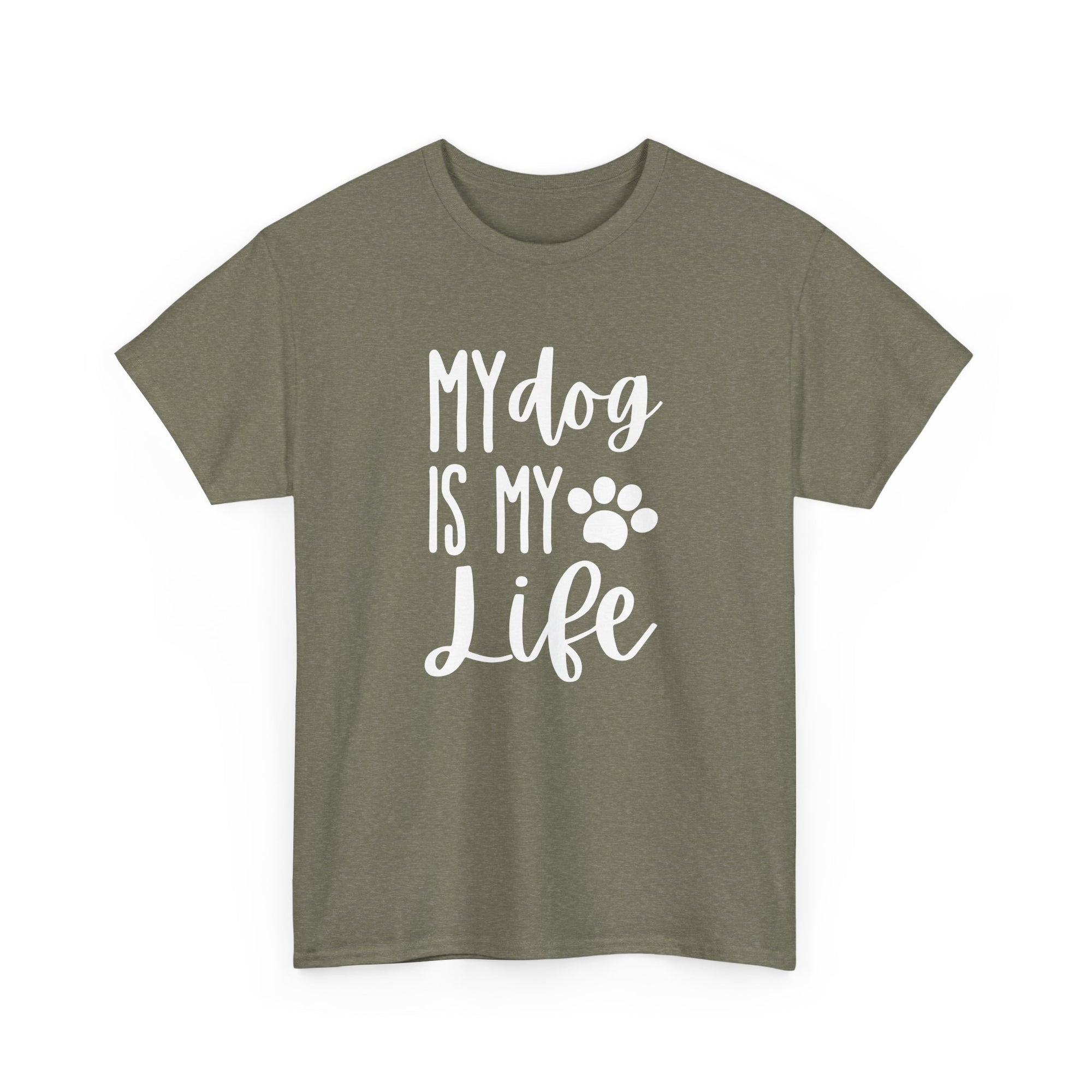 Unisex Heavy Cotton Tee - my dog is my life