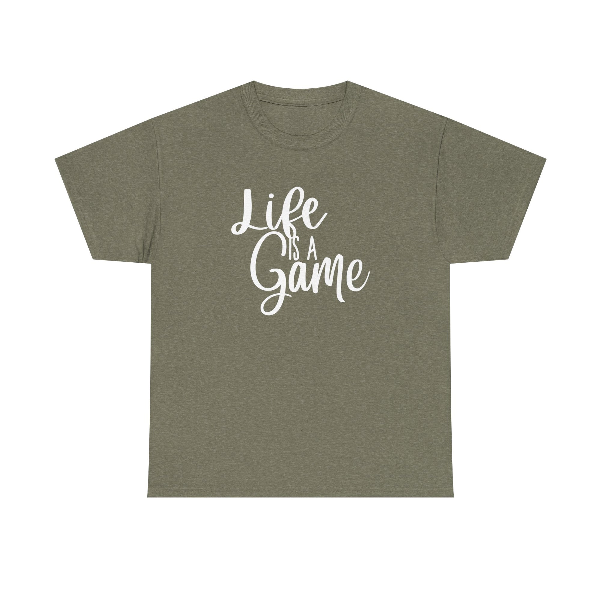 Unisex Heavy Cotton Tee - life is a game
