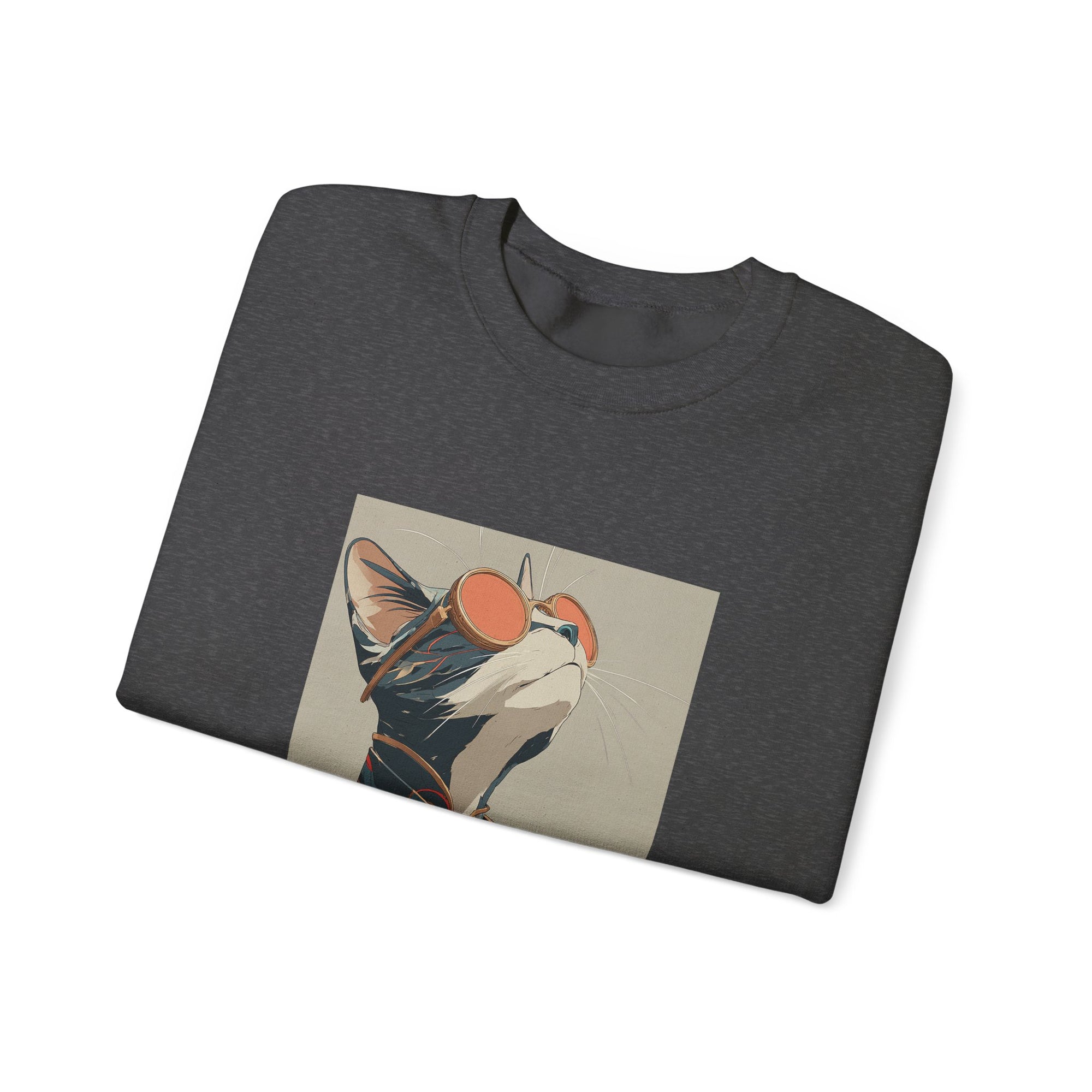 Unisex Heavy Blend™ Crewneck Sweatshirt - Creative - GCat - 0005