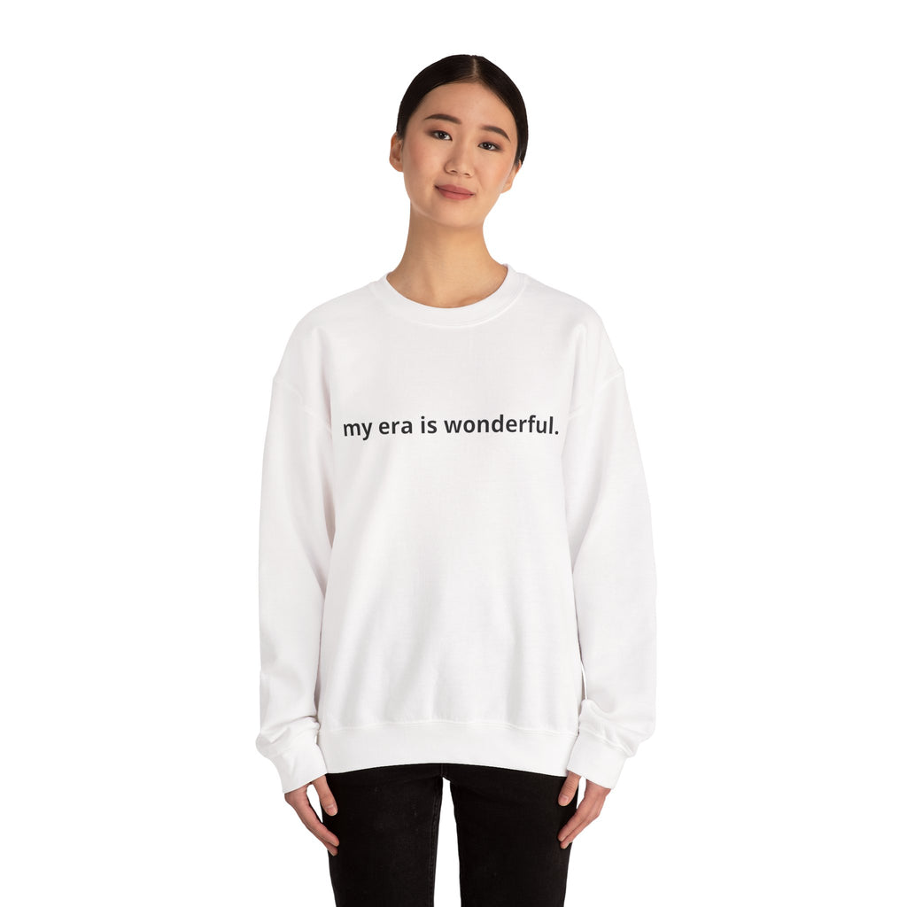 Unisex Heavy Blend™ Crewneck Sweatshirt - my era is wonderful