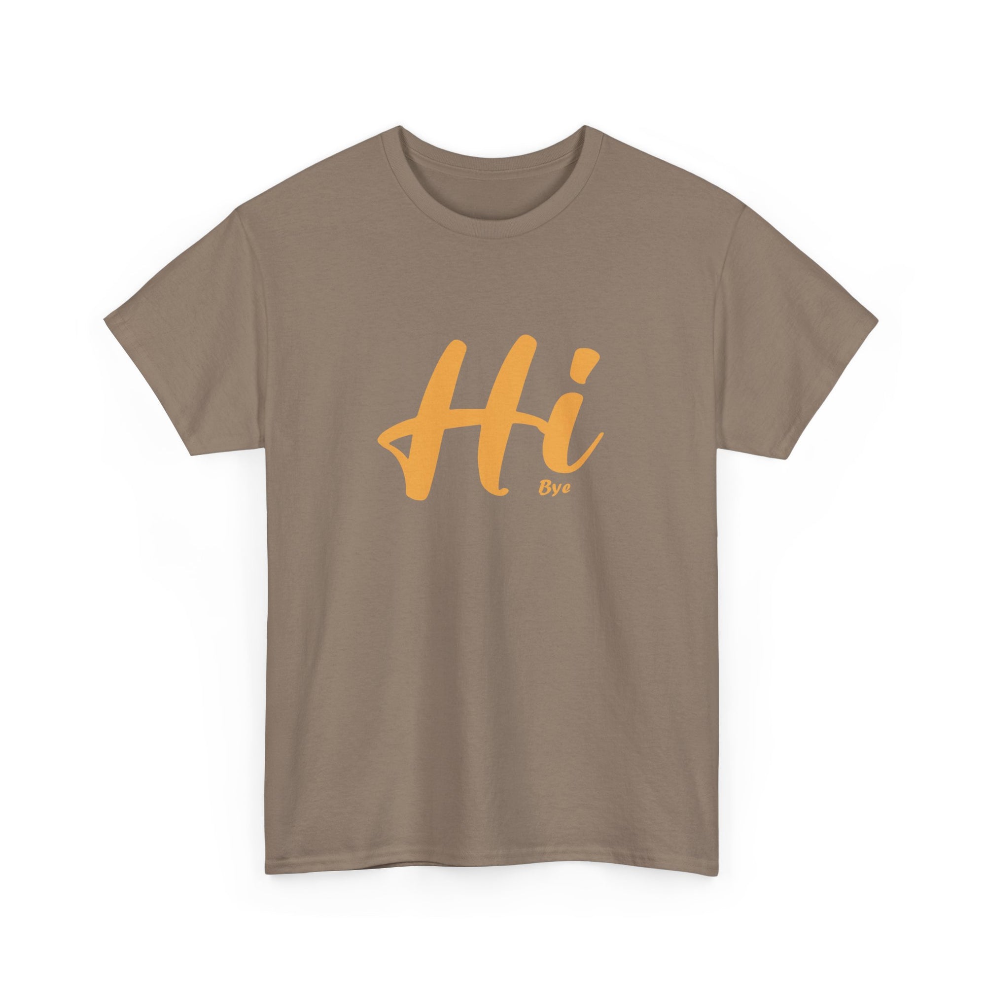 Unisex Heavy Cotton Tee - hi bye