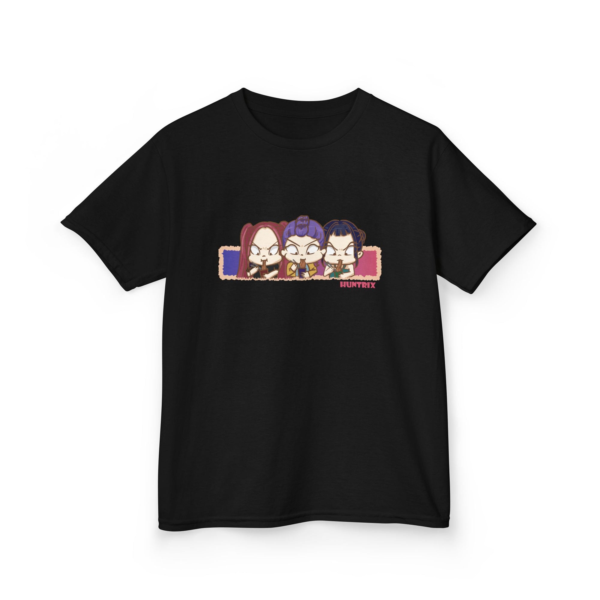 Kid Unisex Heavy Cotton Tee - Creative - KPop Demon Hunters - Huntrix