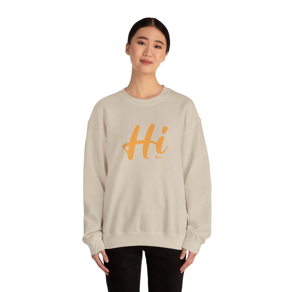 Unisex Heavy Blend™ Crewneck Sweatshirt - hi bye