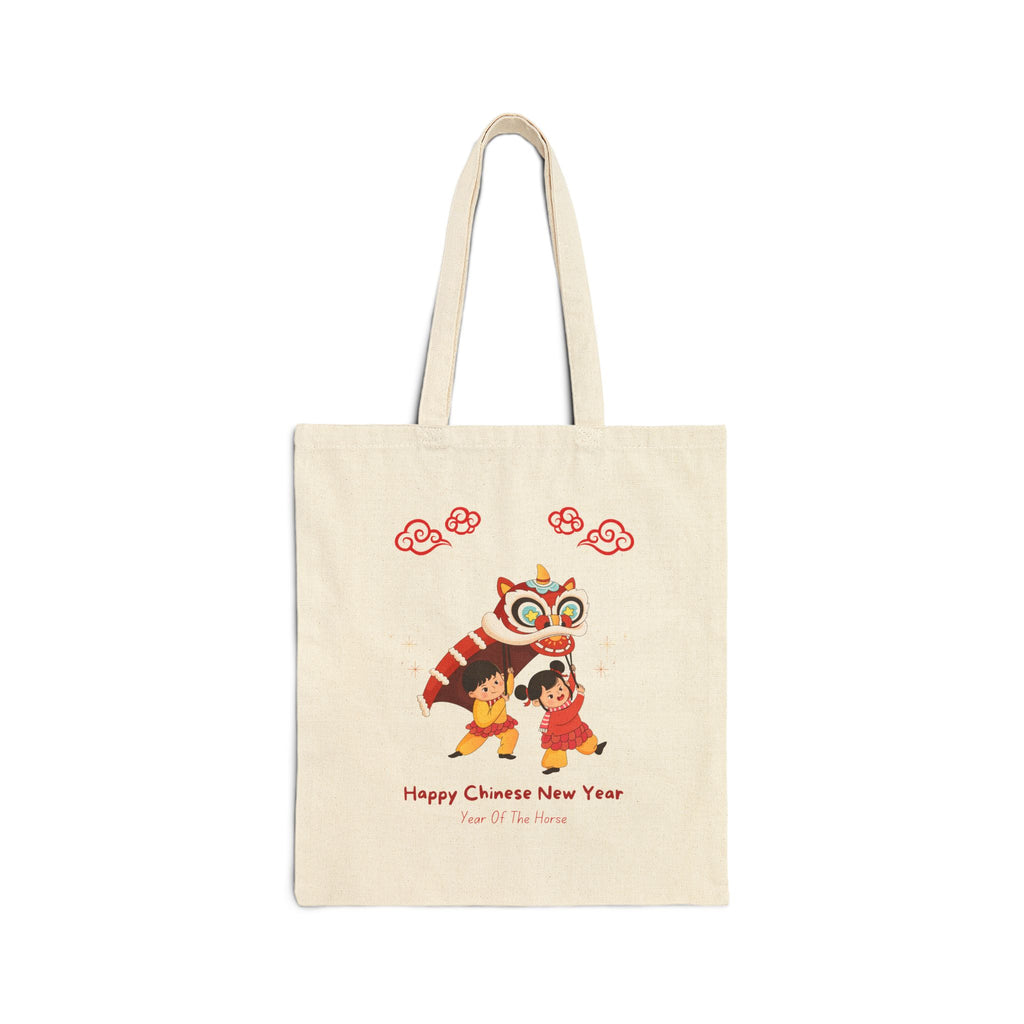 2026 Chinese New Year, Lunar New Year Horse Tote Bag, Asian Ink Painting Canvas Tote, Chinese Art Reusable Shopping Bag, Gift for Her