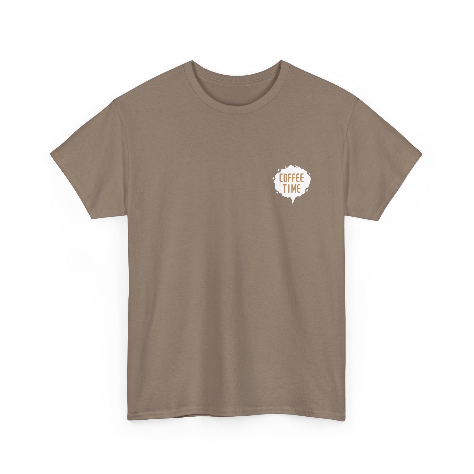 Unisex Heavy Cotton Tee - Creative Tshirt - Coffee time