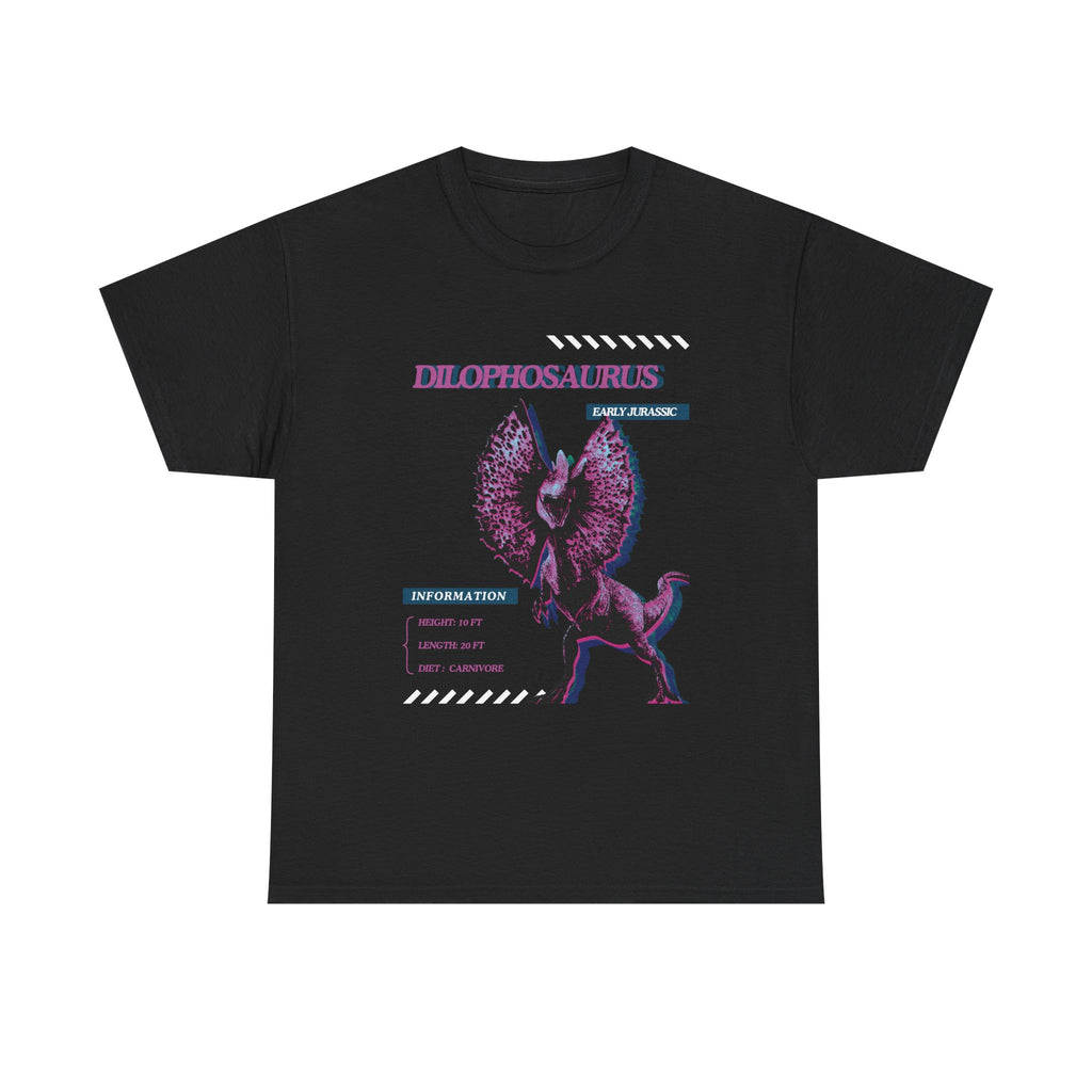 Unisex Heavy Cotton Tee - Jurassic - Dilophosaurus