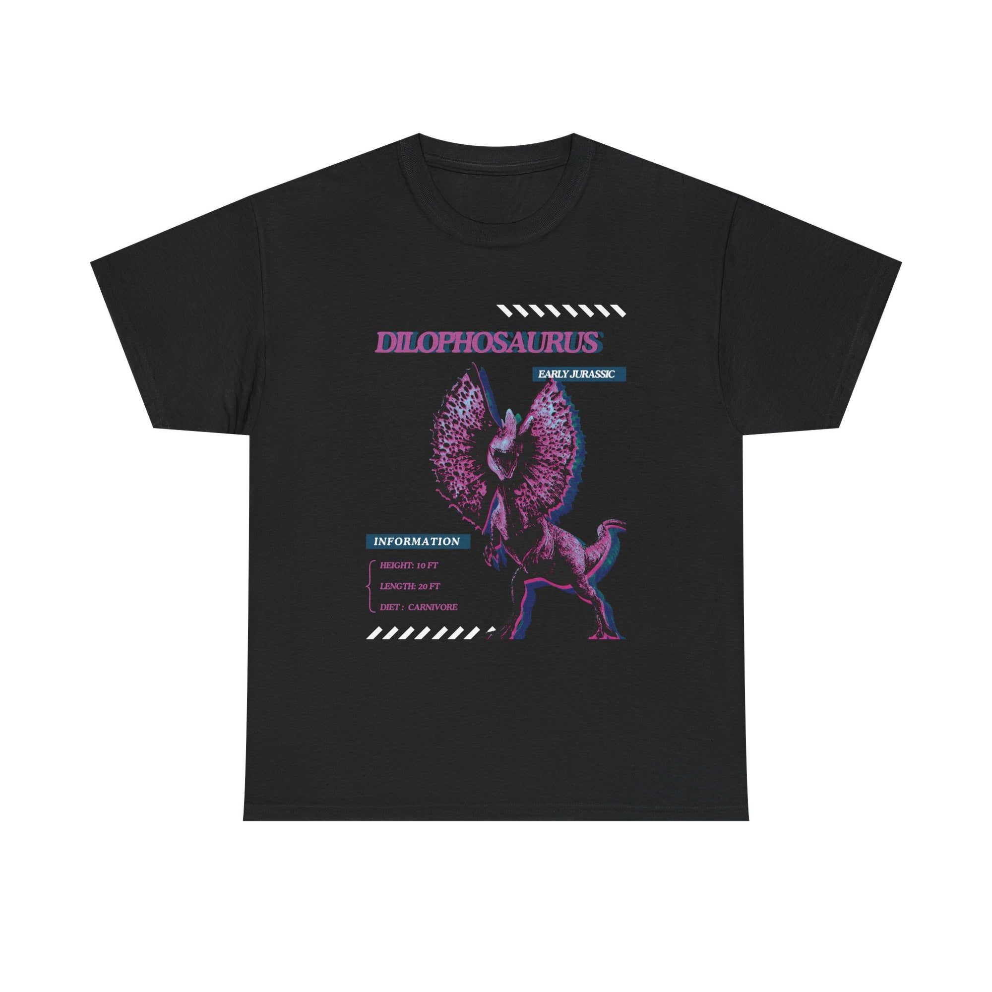 Unisex Heavy Cotton Tee - Jurassic - Dilophosaurus