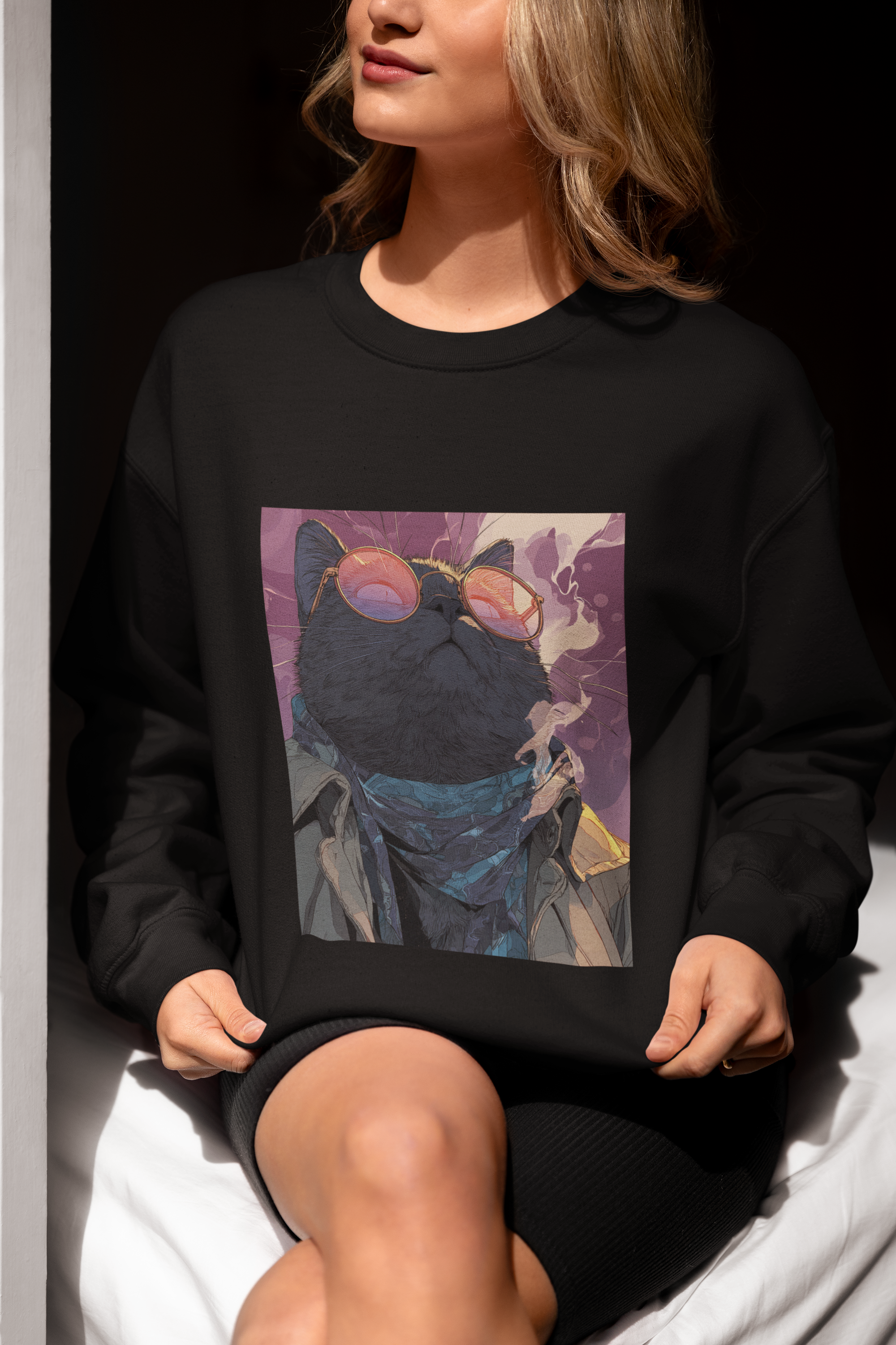 Unisex Heavy Blend™ Crewneck Sweatshirt - Creative - GCat - 0001
