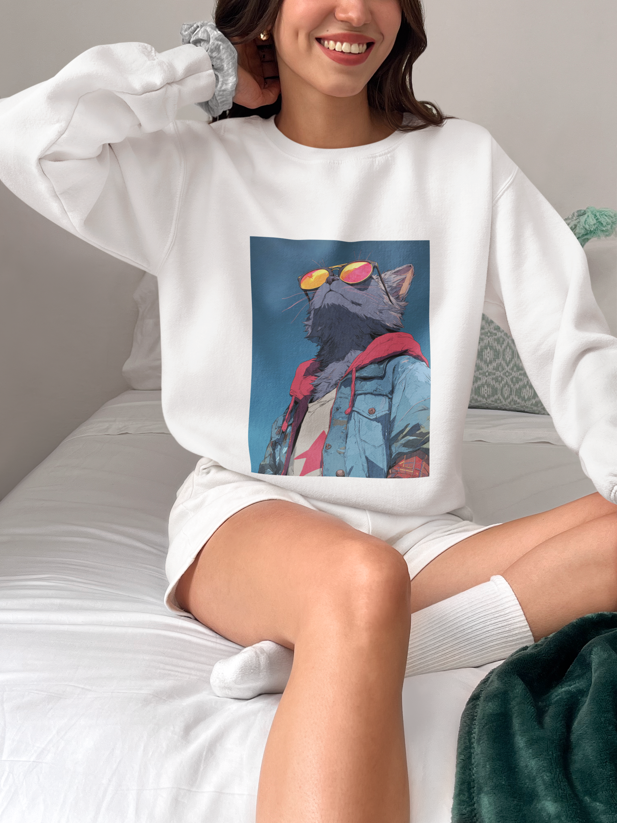 Unisex Heavy Blend™ Crewneck Sweatshirt - Creative - GCat - 0006