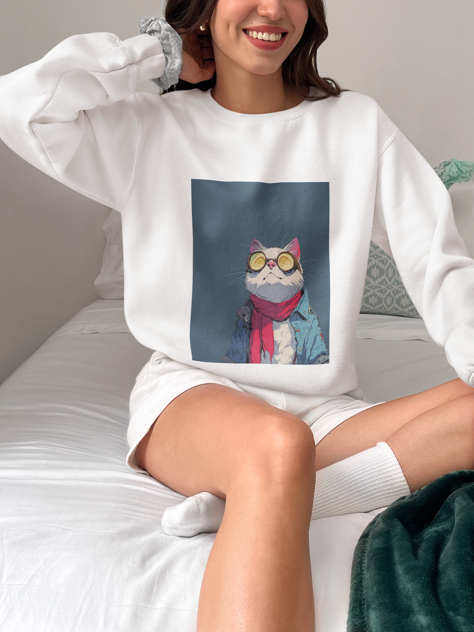 Unisex Heavy Blend™ Crewneck Sweatshirt - Creative - GCat - 0007