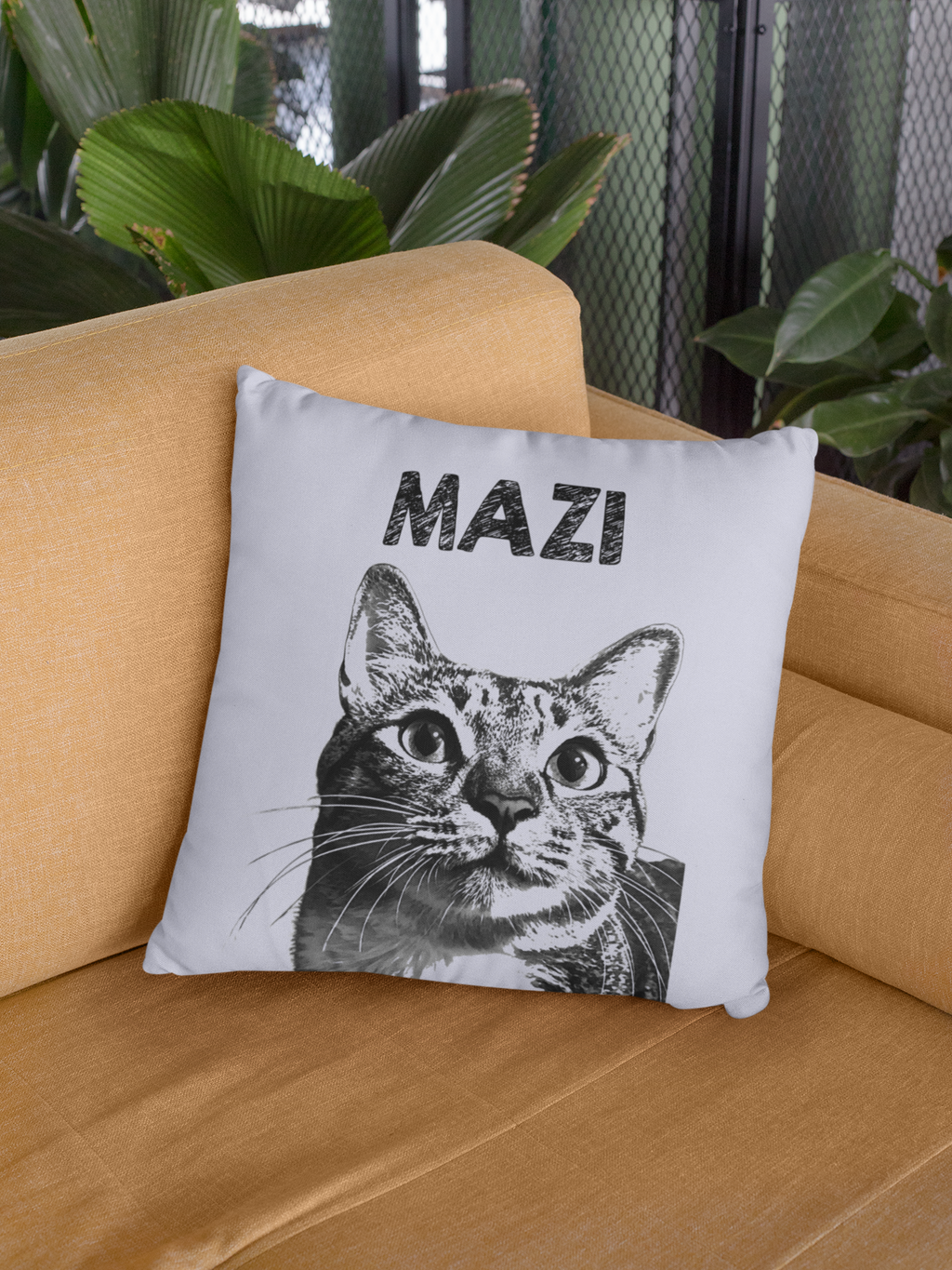 Cozy Throw Pillow with Whimsical Designs, Comfort Decor, Cat Lovers Gift, Family Home Accent, Fun Cushion for Celebrations - Lavender