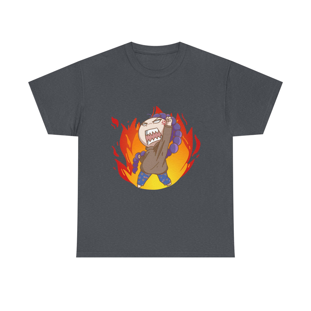Unisex Heavy Cotton Tee - Creative - KPop Demon Hunters - Huntrix - Rumi