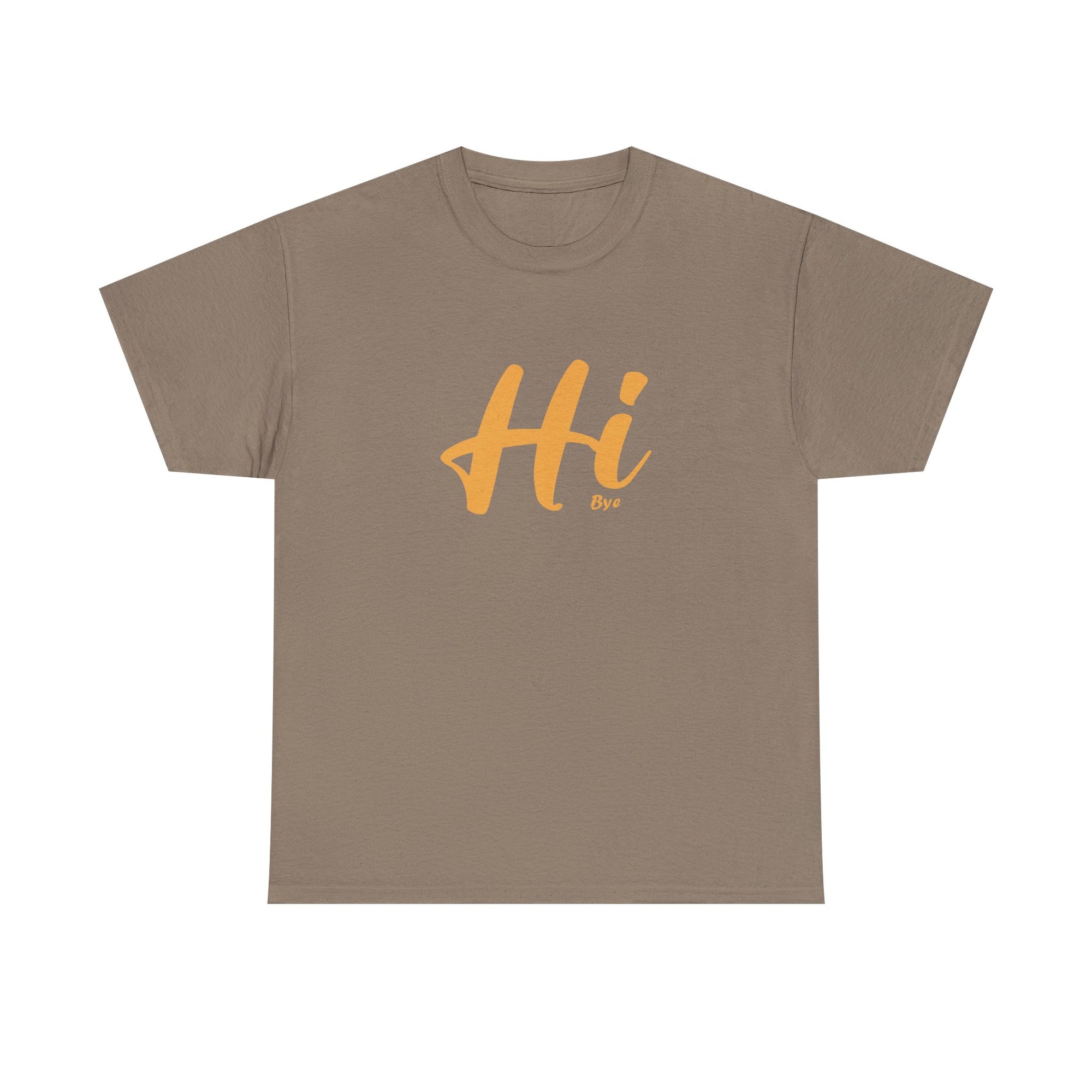 Unisex Heavy Cotton Tee - hi bye