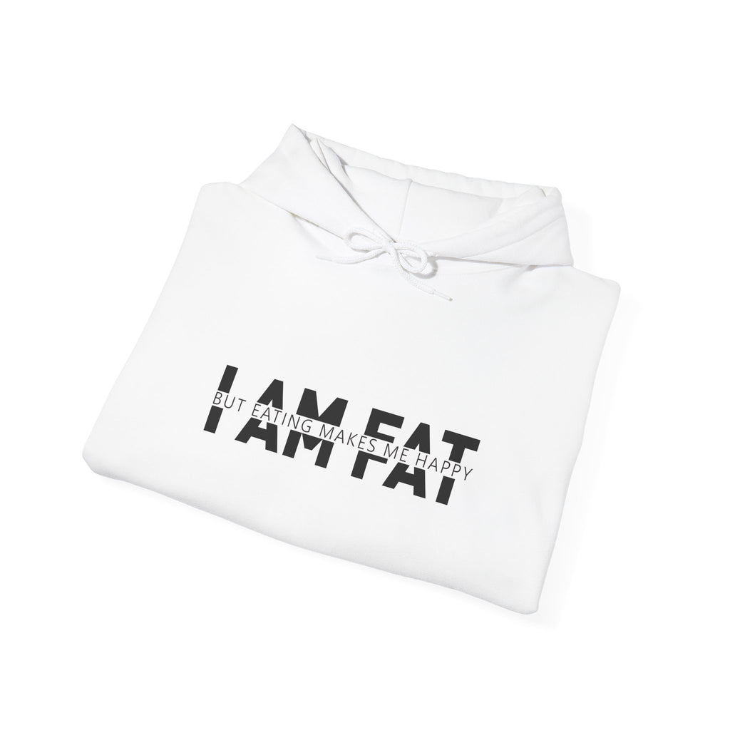 Unisex Heavy Blend™ Hooded Sweatshirt - i am fat but eating makes me happy