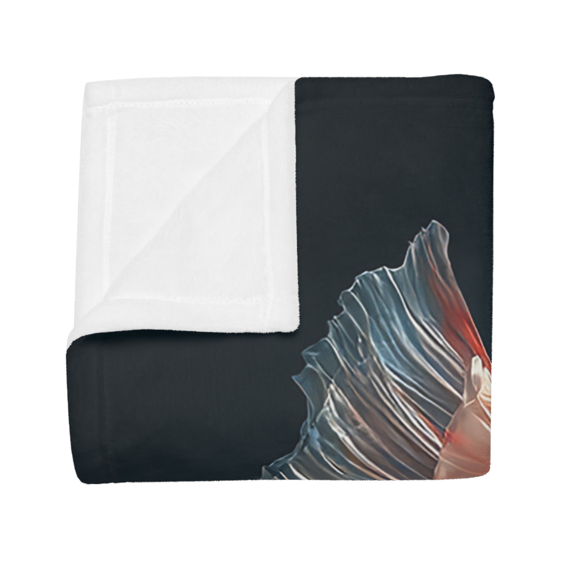 Betta Fish Fleece Blanket, Cozy Throw, Fish Lover Gift, Mellow Decor, Wildlife Lovers Blanket, Colorful Home Accent - 08