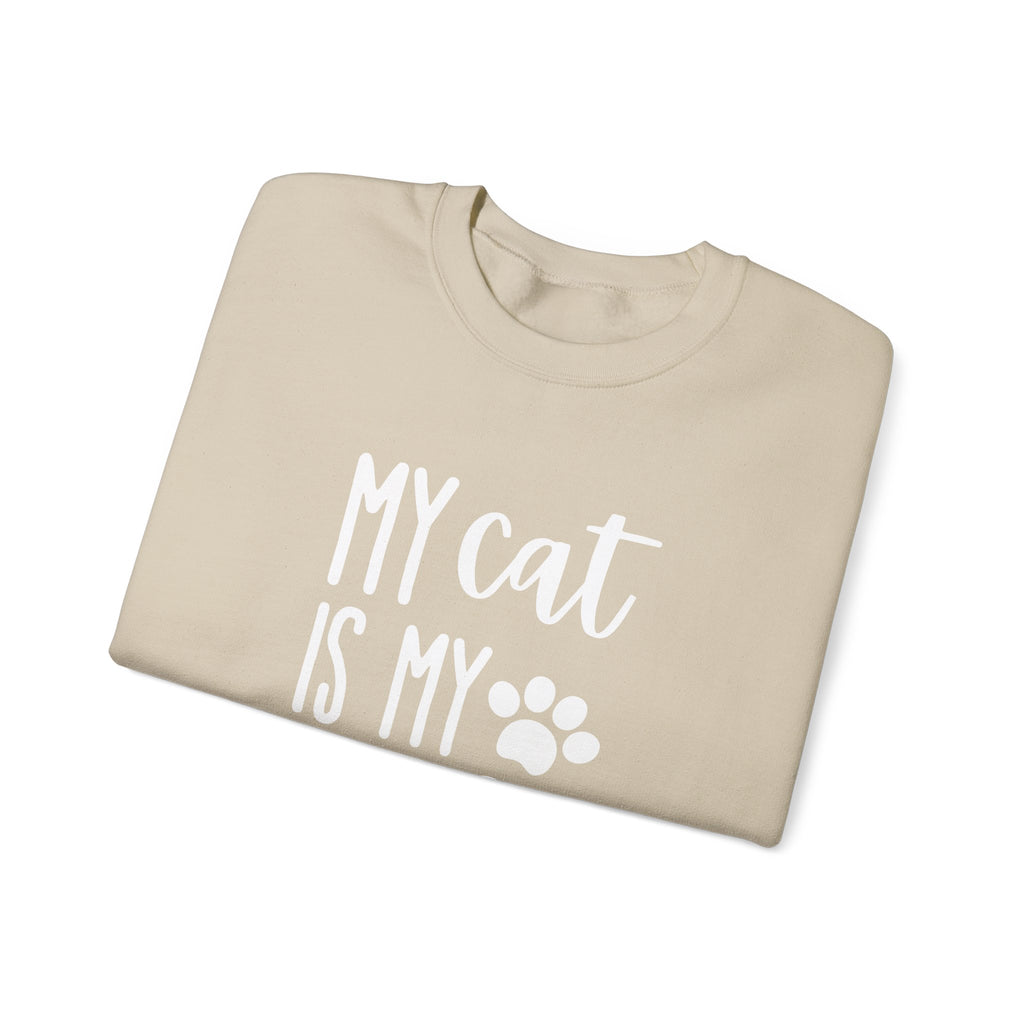 Unisex Heavy Blend™ Crewneck Sweatshirt - my cat is my life