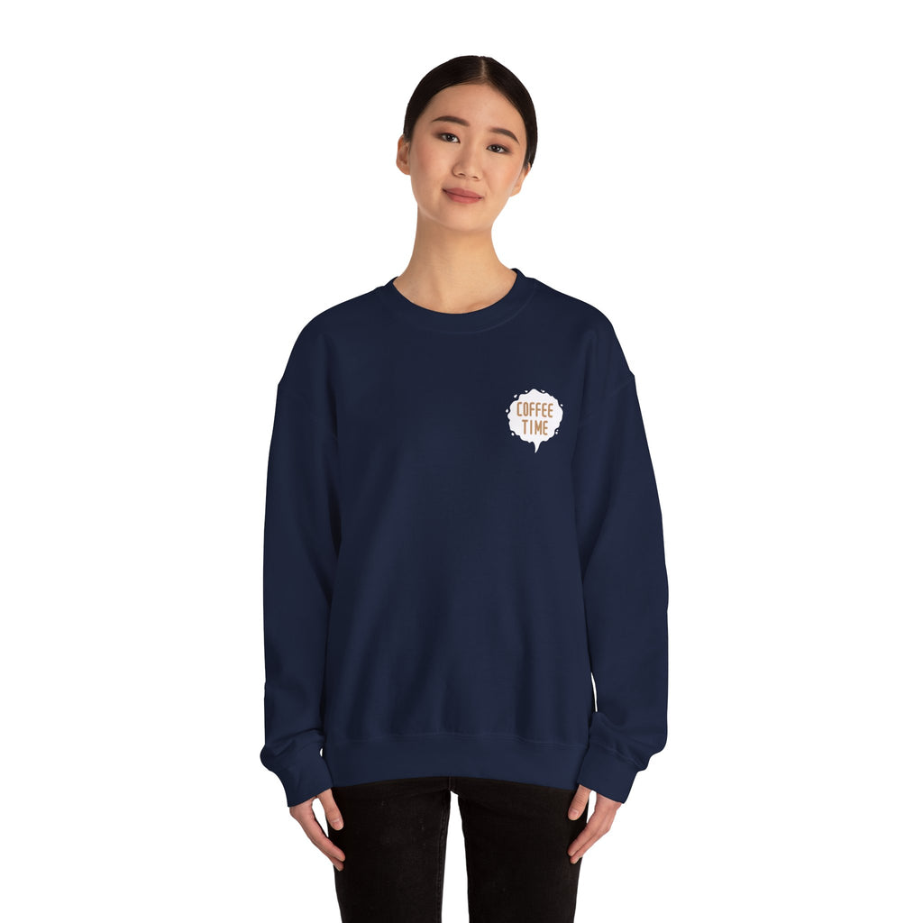 Unisex Heavy Blend™ Crewneck Sweatshirt - Creative - coffee time