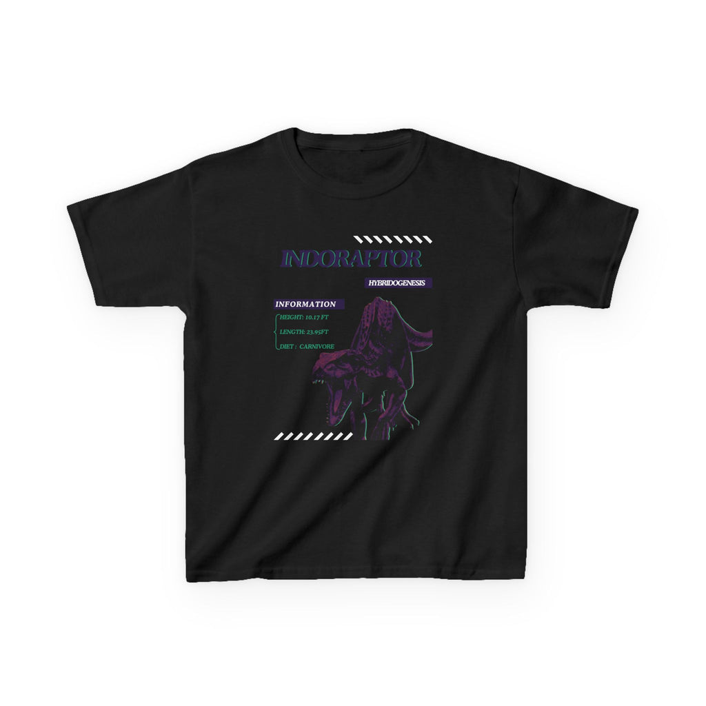 Kid Unisex Heavy Cotton Tee - Jurassic - Indoraptor