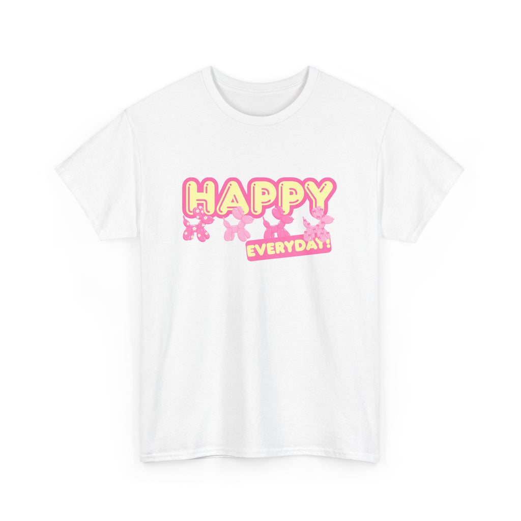 Unisex Heavy Cotton Tee - Creative Tshirt - happy every day