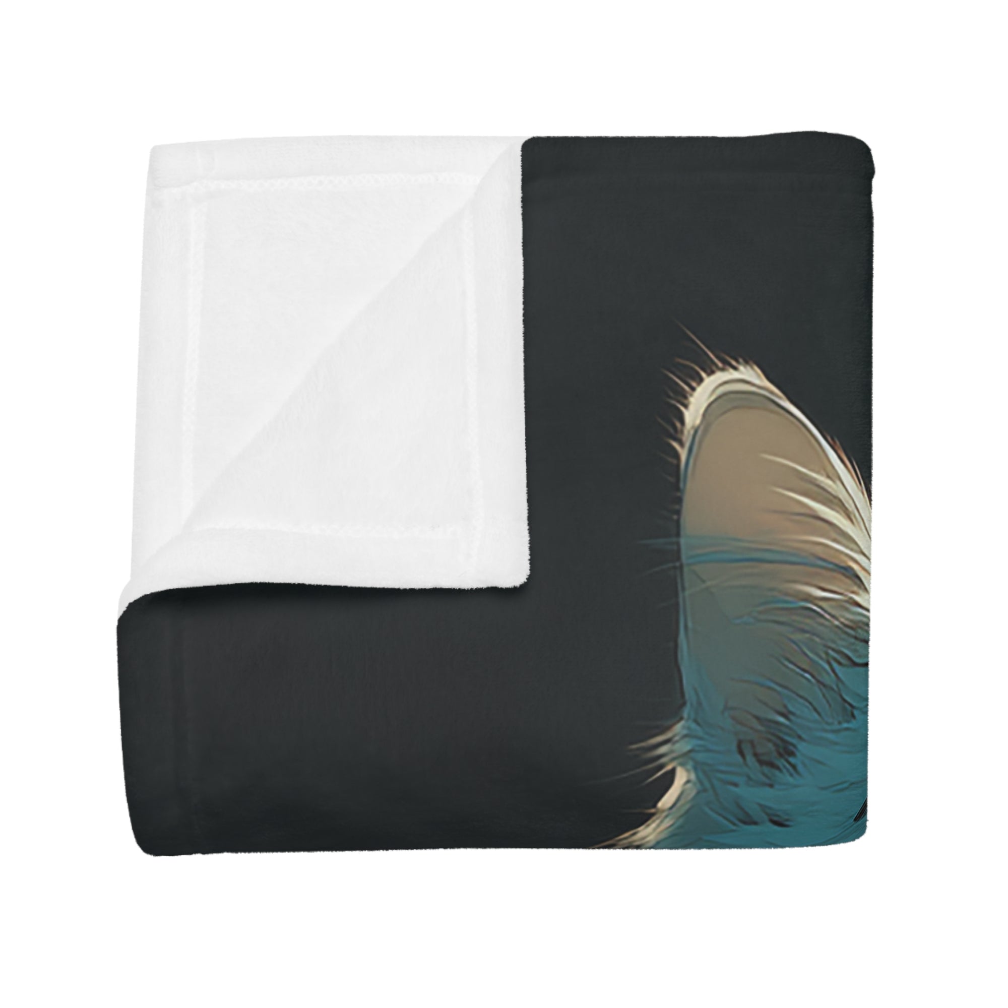 Cool Cat Fleece Blanket - Cozy Cat Lover Gift, Cat-Themed Home Decor, Stylish Pet Blankets, Quirky Gift for Cat Owners - Gcat - 0003