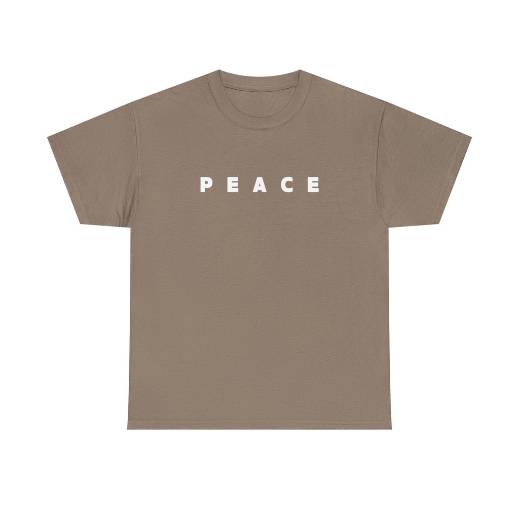 Peace Freedom Quote T‑Shirt, Unisex Heavy Cotton Graphic Tee, Positive Inspirational Shirt, Gift for Him or Her