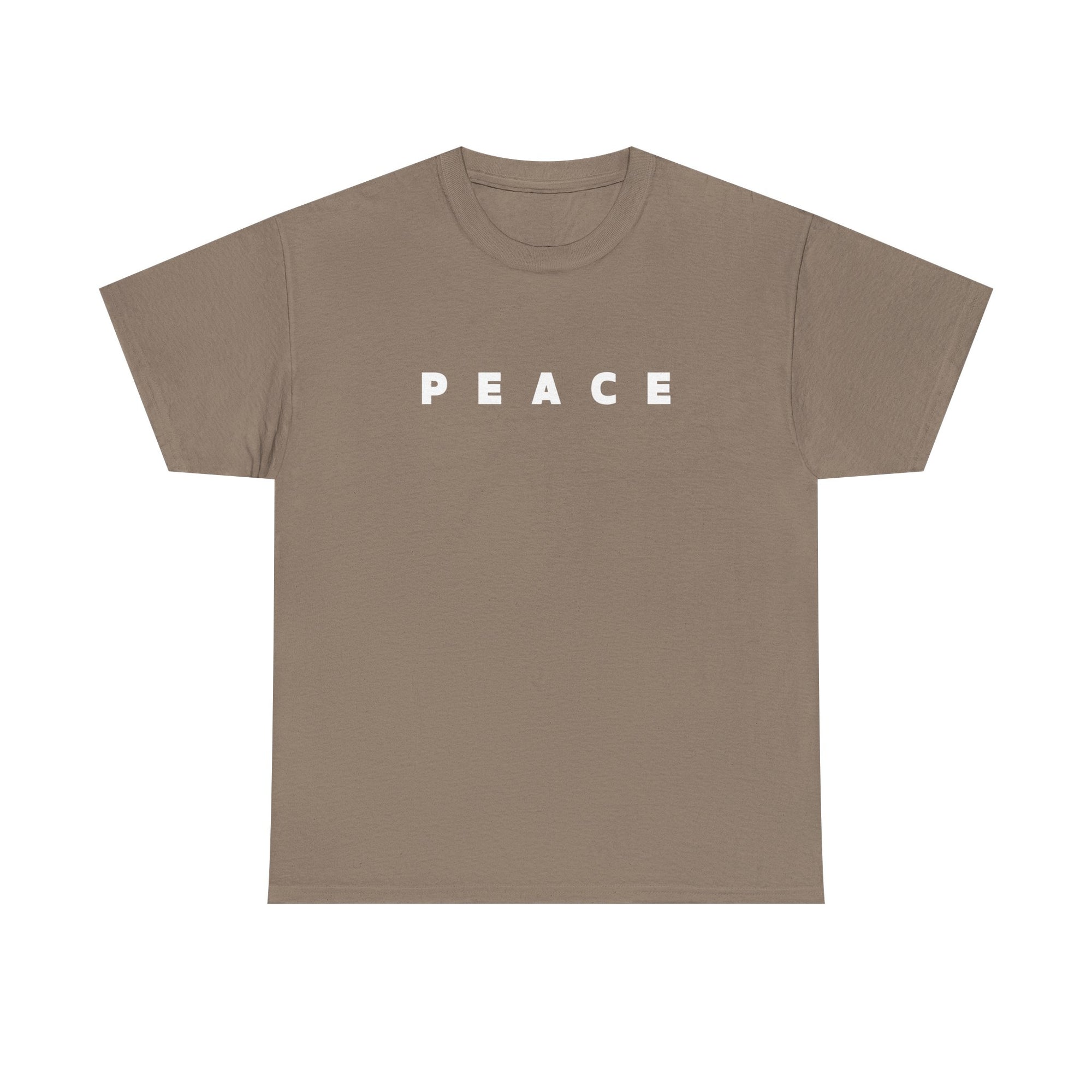 Peace Freedom Quote T‑Shirt, Unisex Heavy Cotton Graphic Tee, Positive Inspirational Shirt, Gift for Him or Her